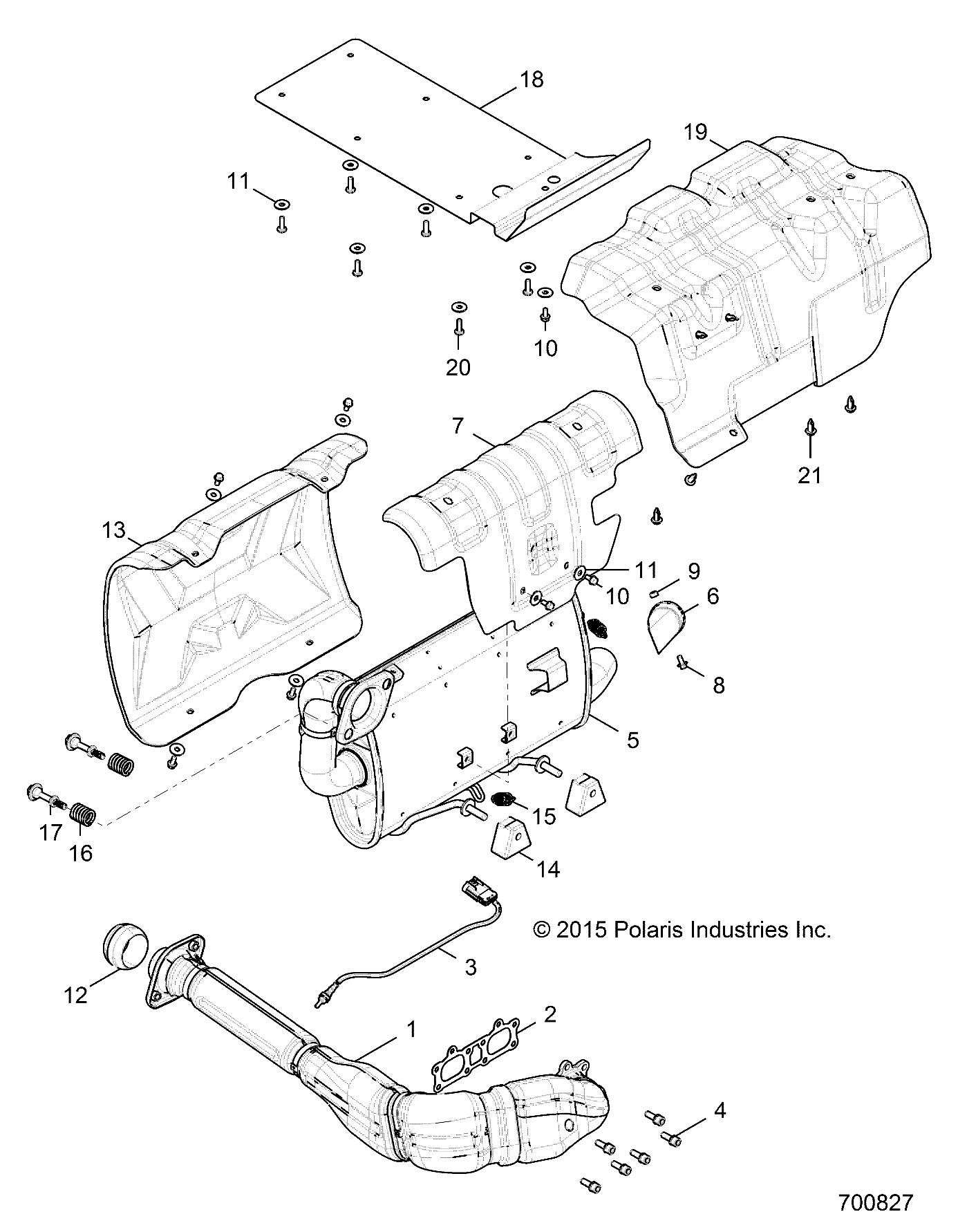 Part Number : 5262574-458 SHIELD-SILENCER OUTER BLK