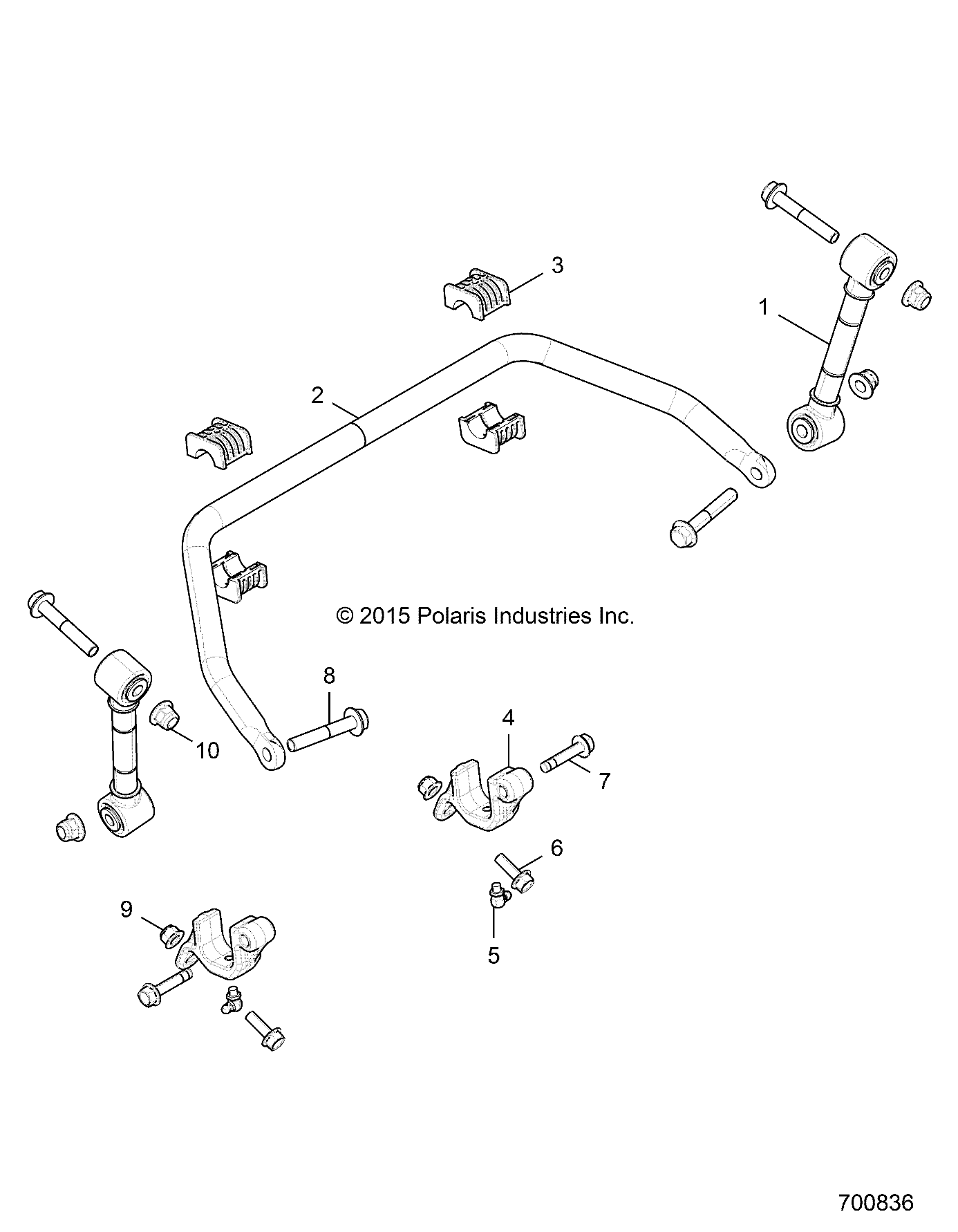 Foto diagrama Polaris que contem a peça 1543407