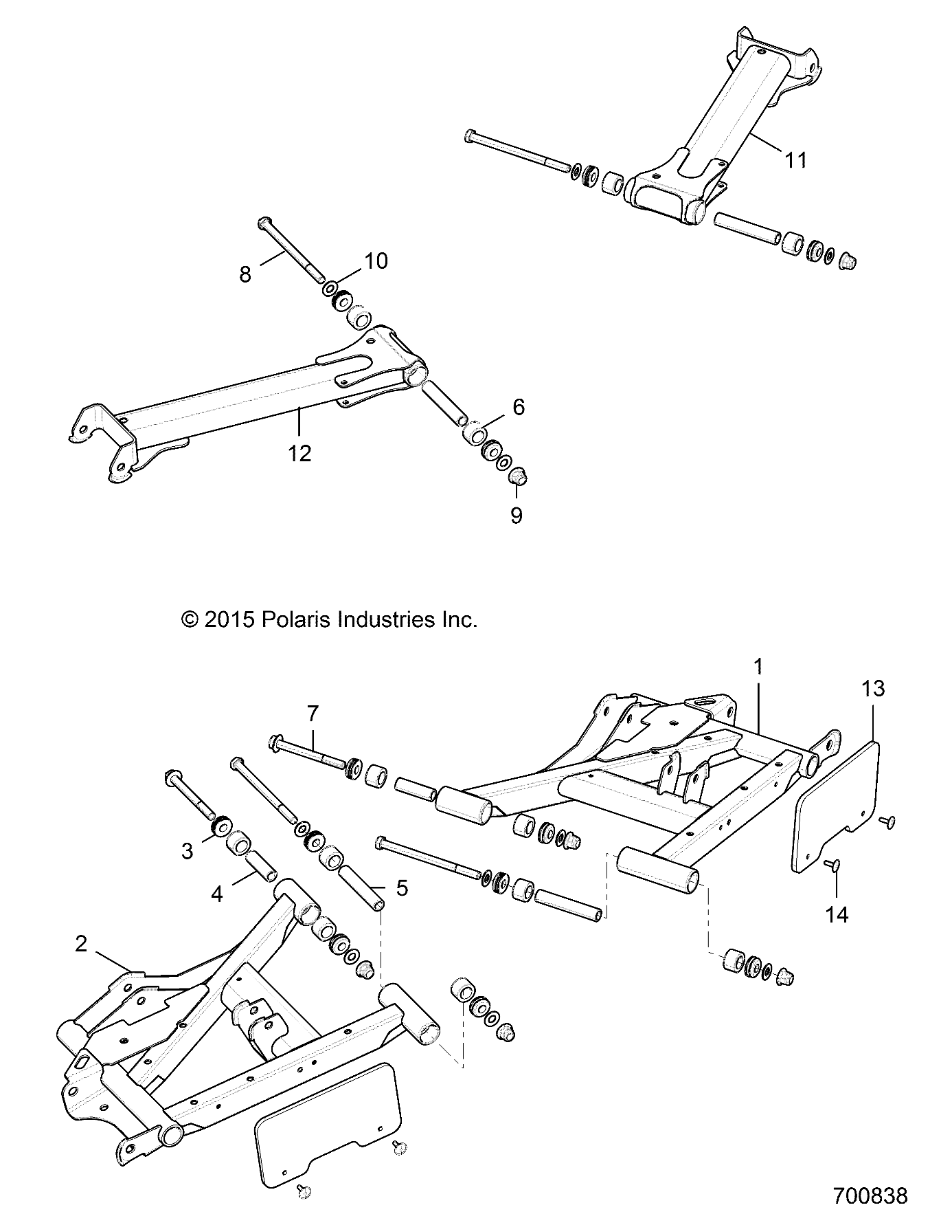 Part Number : 5142088 SHAFT-PIVOT LONG M12