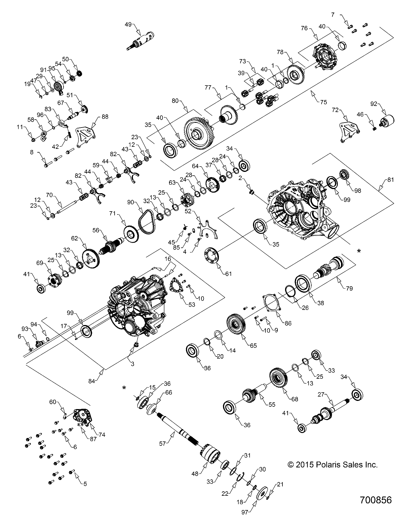 Foto diagrama Polaris que contem a peça 3235397