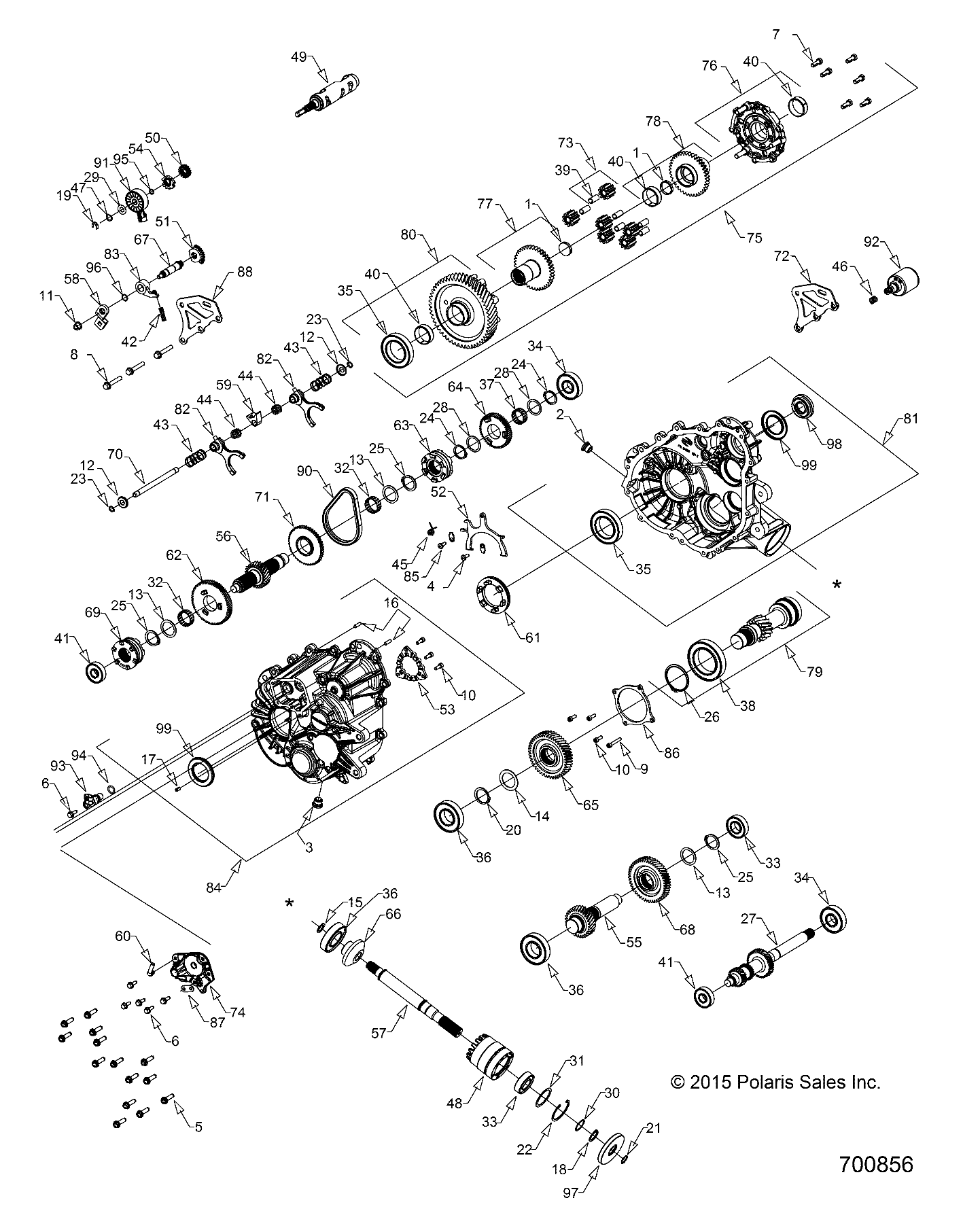 Part Number : 1333508 ASM-GEARCASE EBS