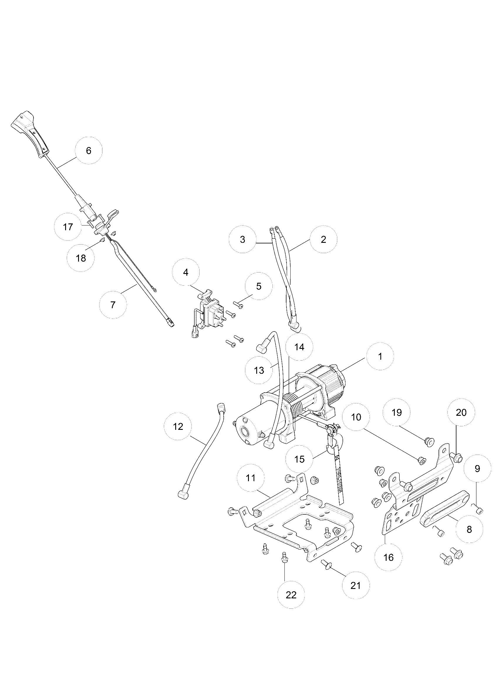 Foto diagrama Polaris que contem a peça 4013469-366