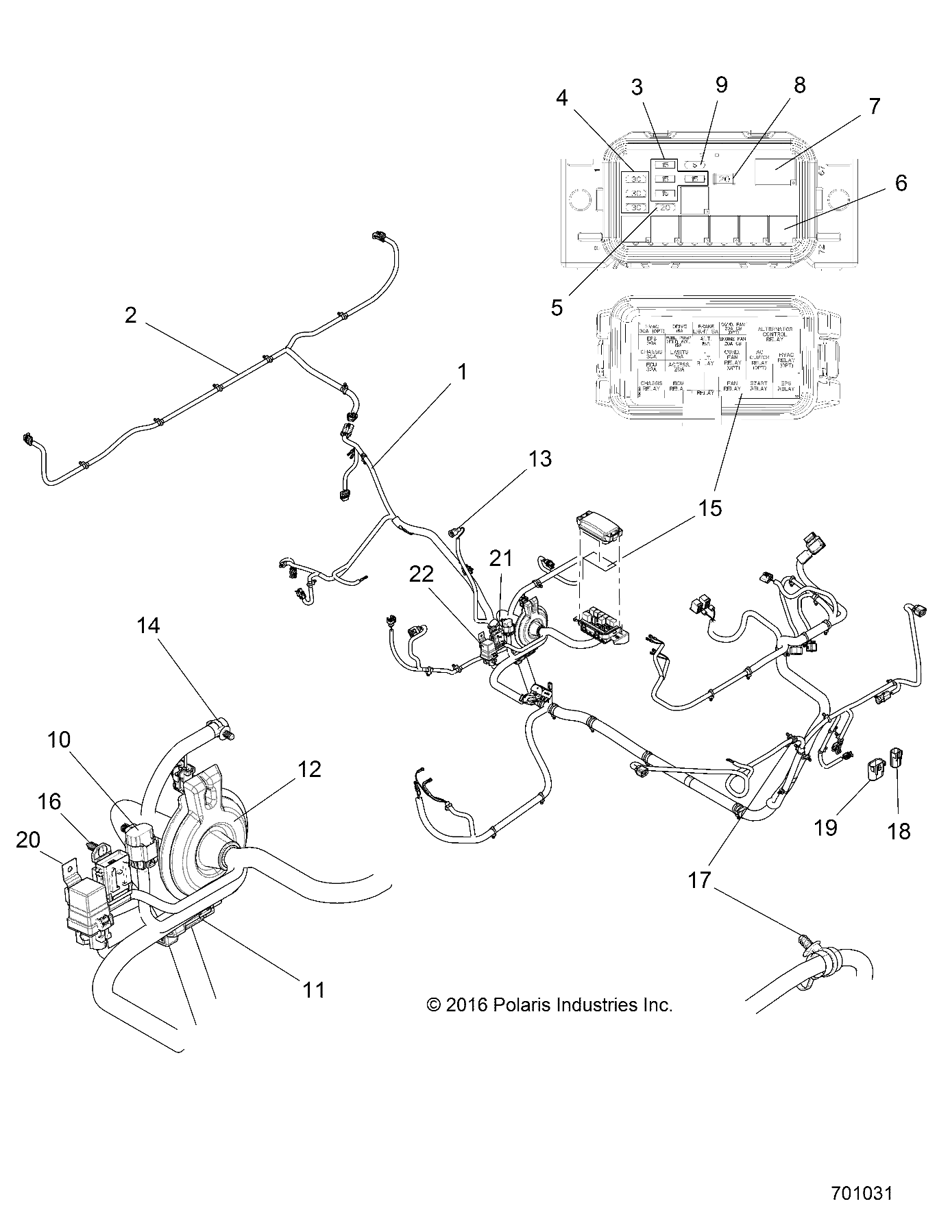 Part Number : 2412869 CHASSIS HARNESS  CREW DIESEL E