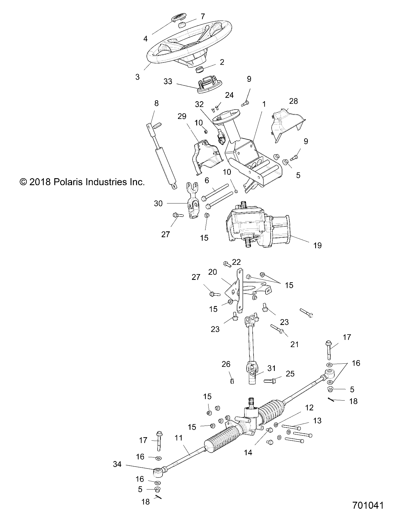 Part Number : 2413346 ASM-POWER STEERING RANGER LT