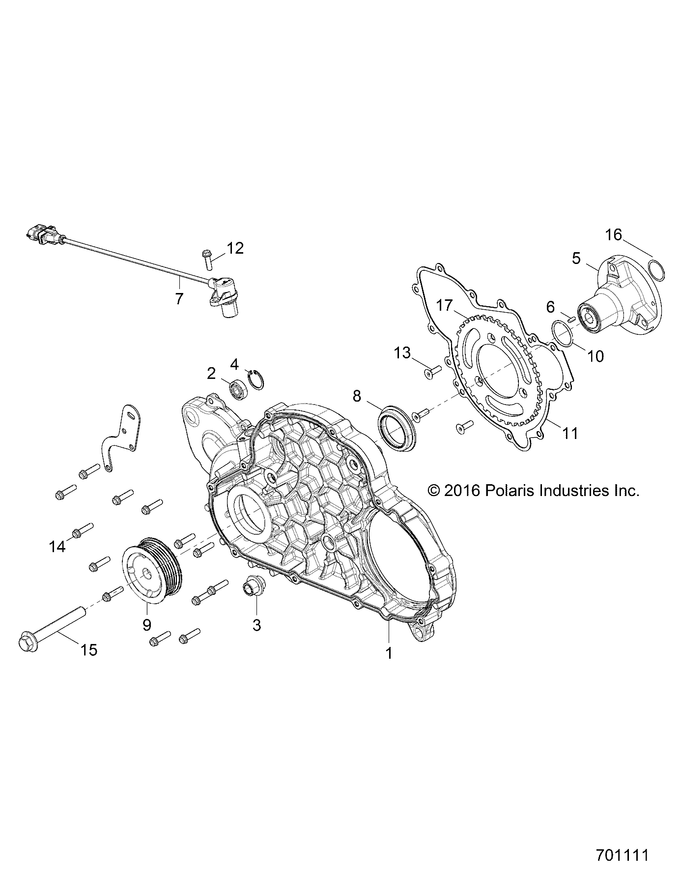 Foto diagrama Polaris que contem a peça 7663002