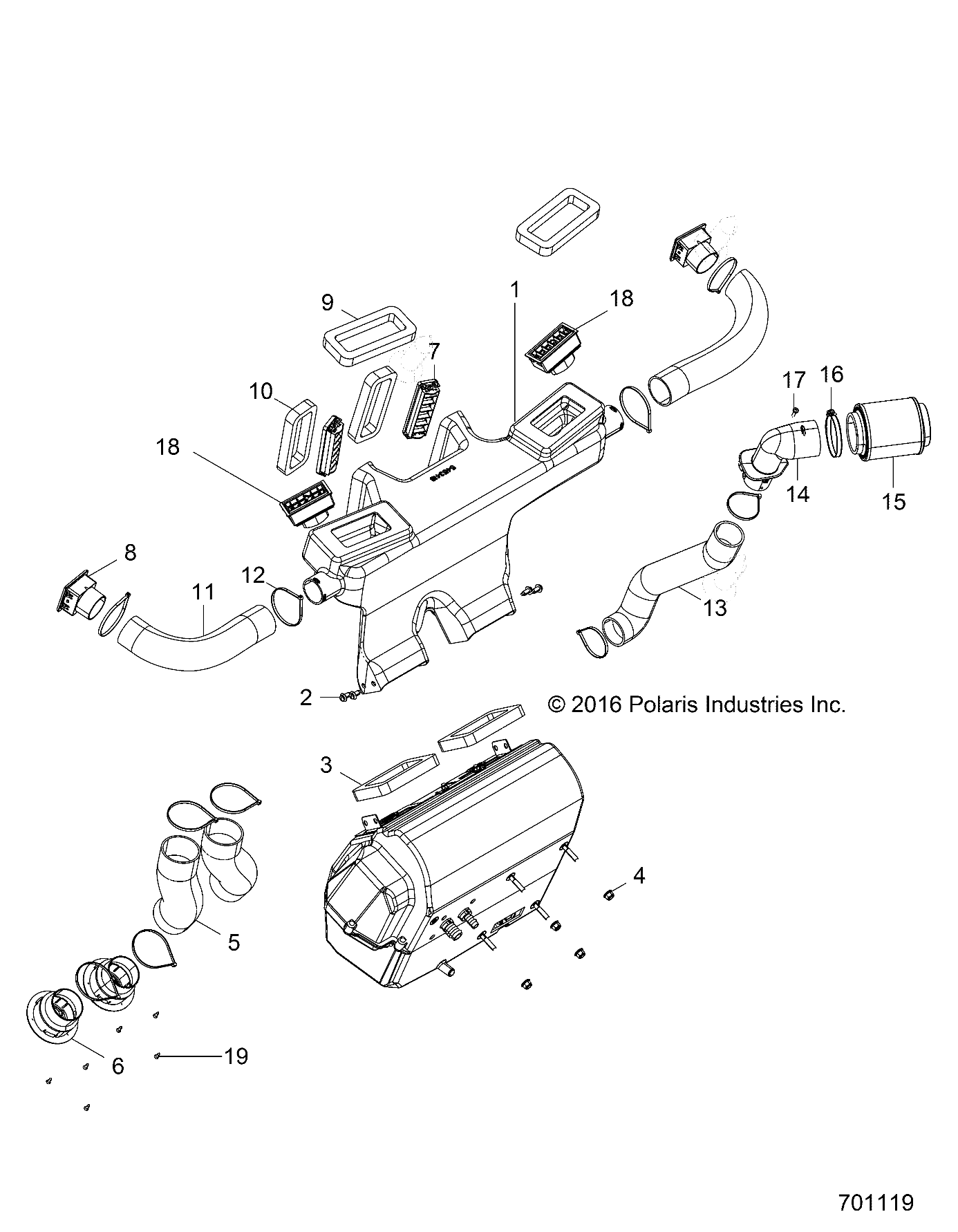 Part Number : 5453419 HOSE-FRESH-AIR