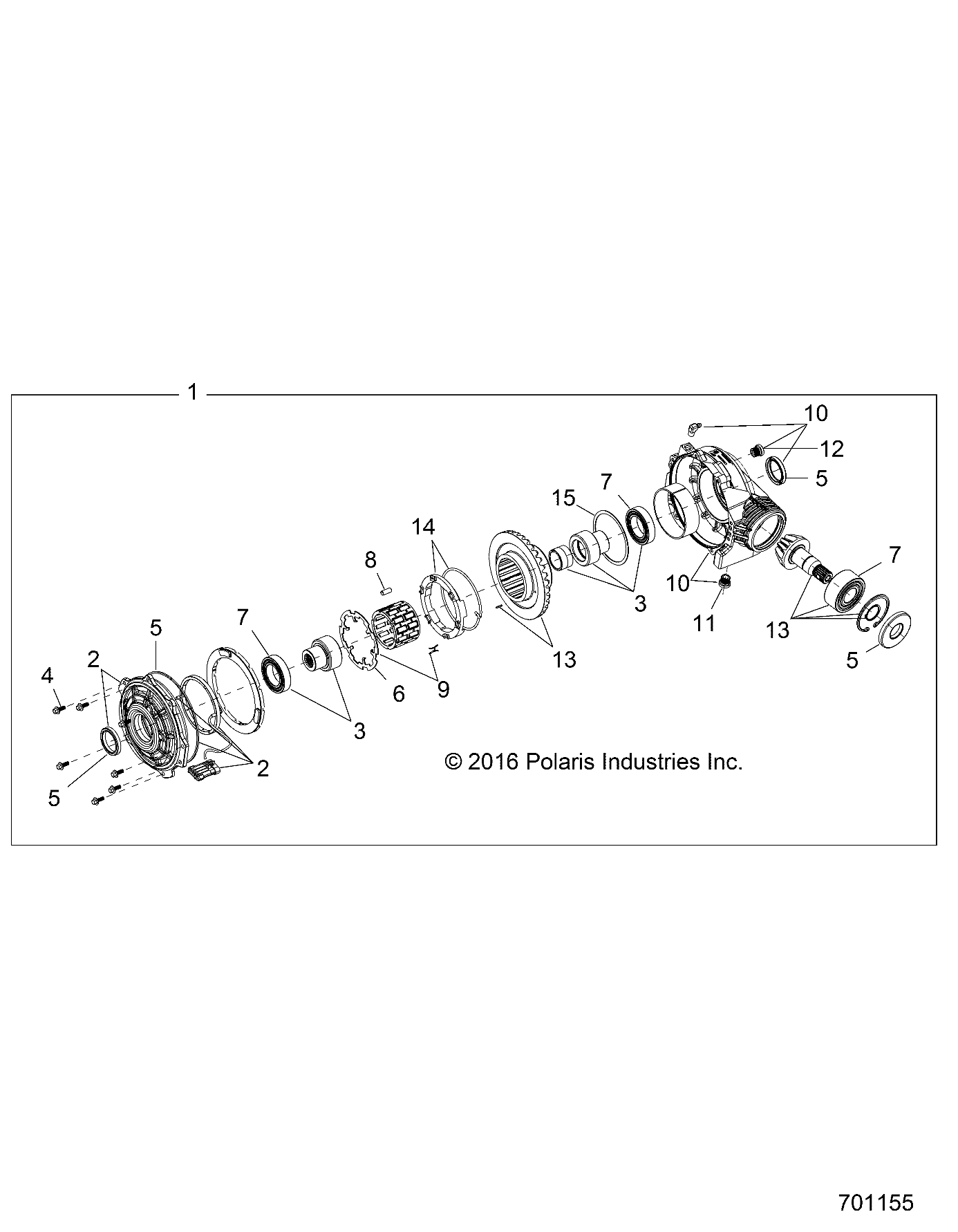 Foto diagrama Polaris que contem a peça 3235965