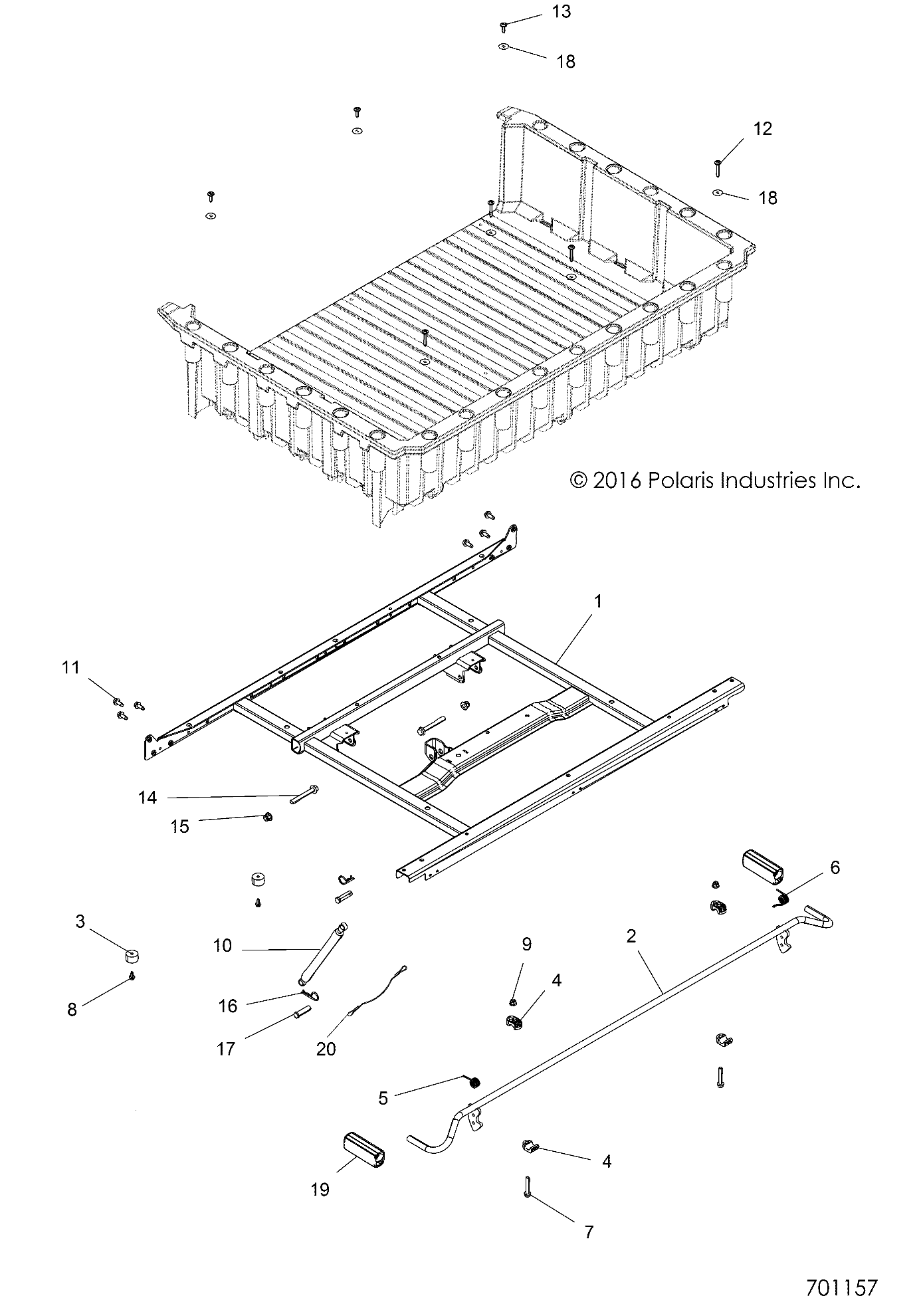 Part Number : 7045352 DUMP BOX SHOCK