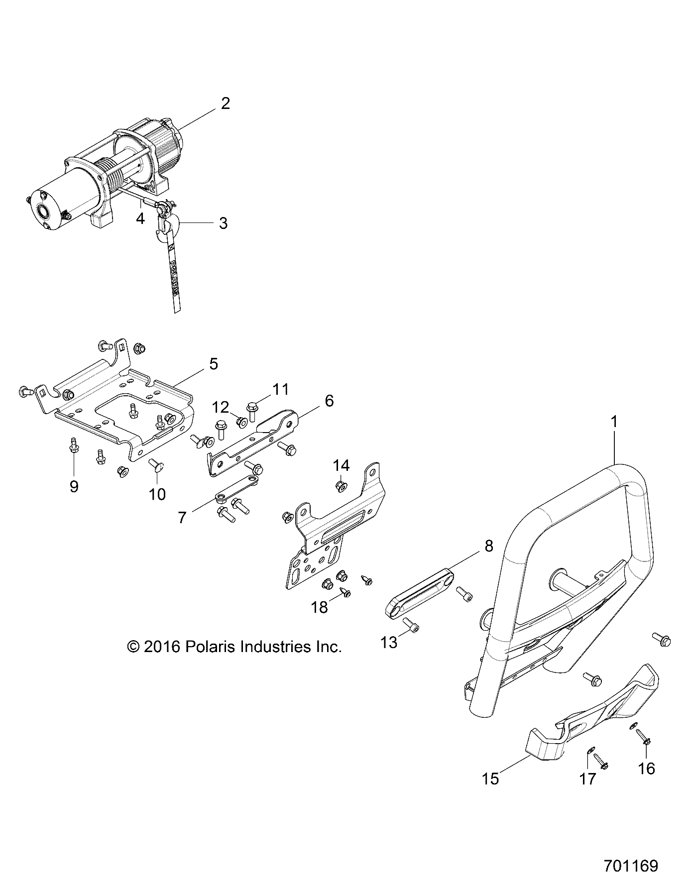 Part Number : 5453215 GUARD-HMW BULL BUMPER