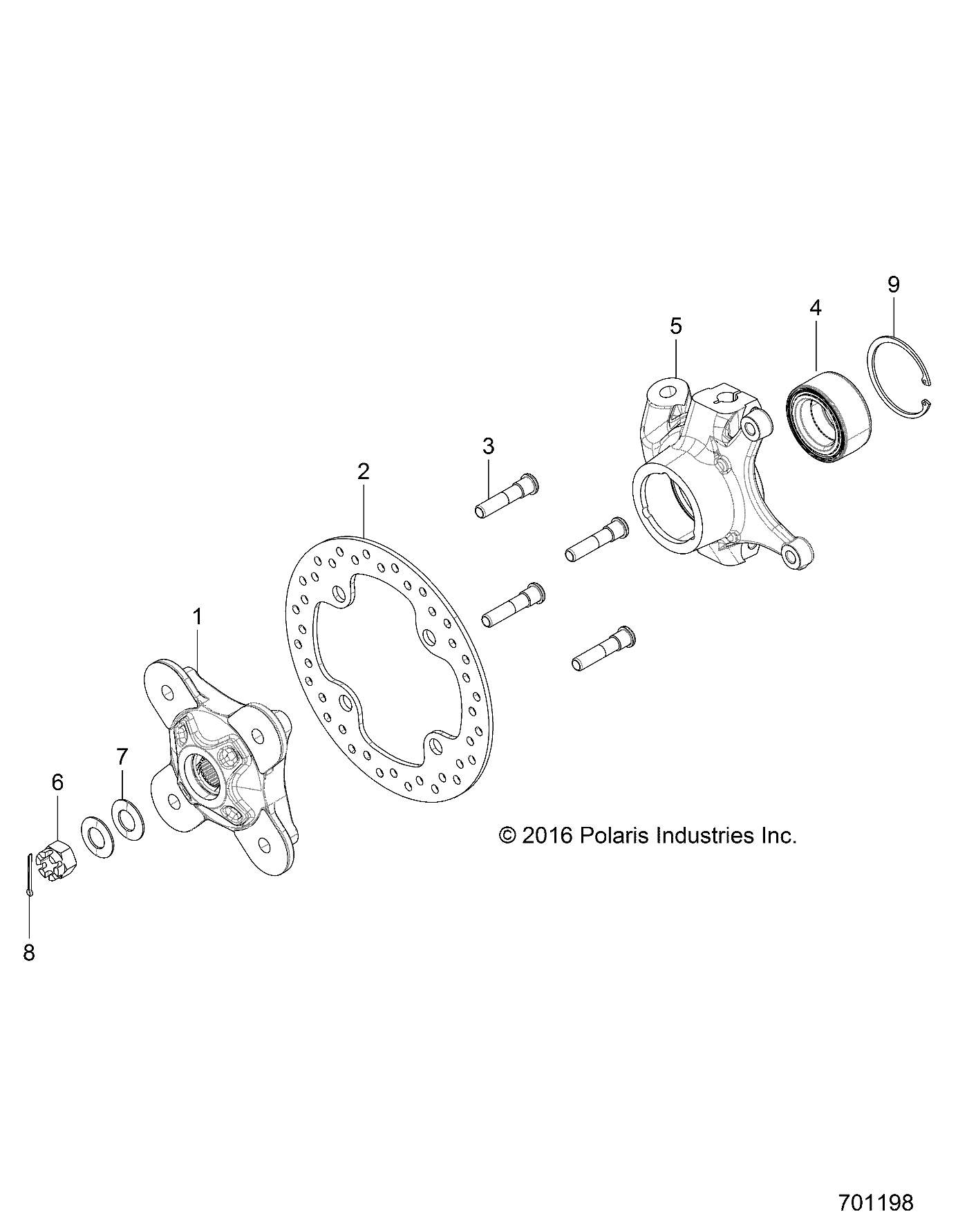 Foto diagrama Polaris que contem a peça 5139265-067