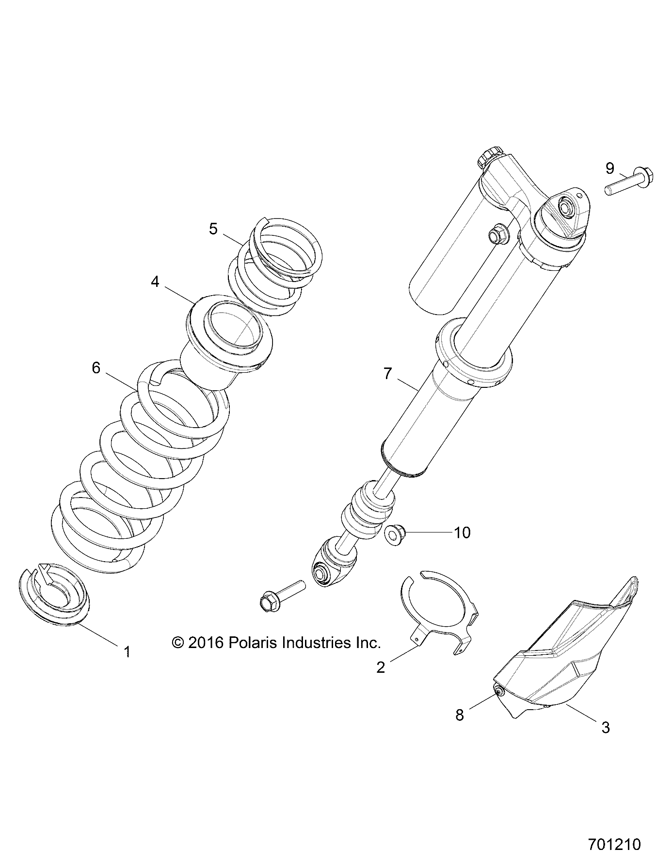 Part Number : 7044113-293 SPRING 270#  16.75 IN  INDY RE