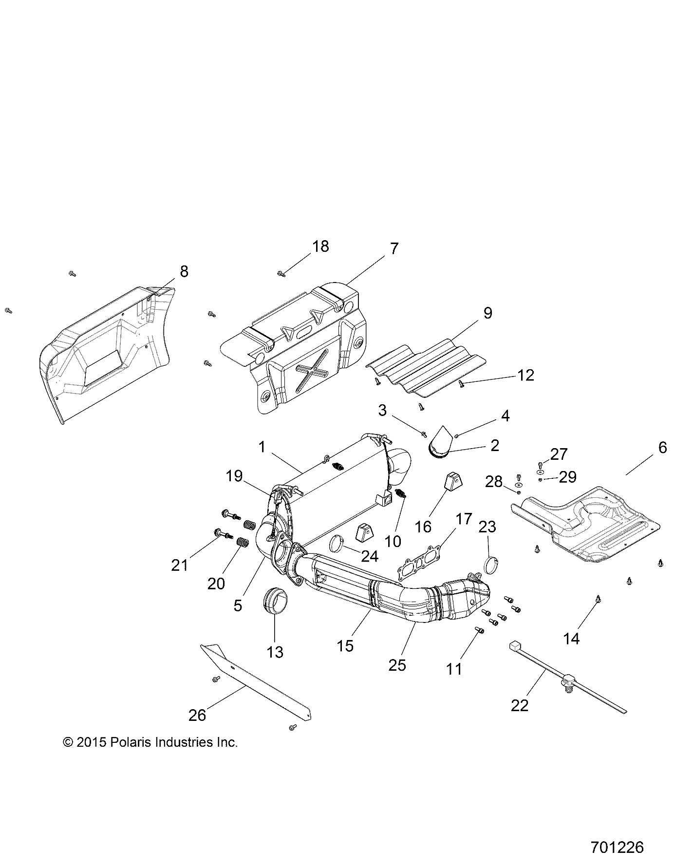 Part Number : 5257570 SHIELD-HEAT HEADPIPE OUTSIDE