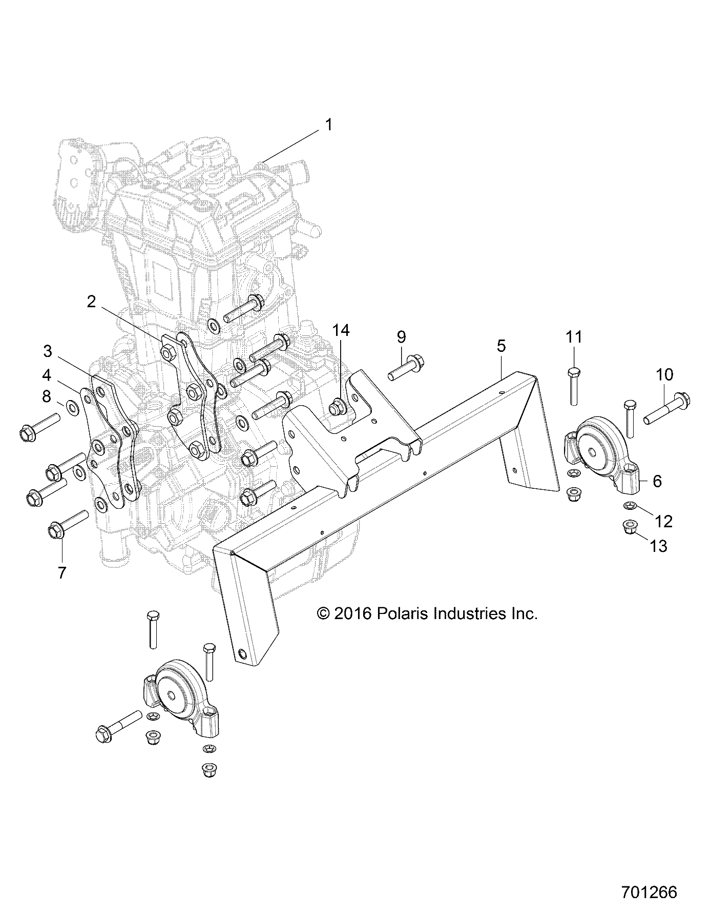 Part Number : 5263675 BRKT-MNT ENG.ZINC YELLOW