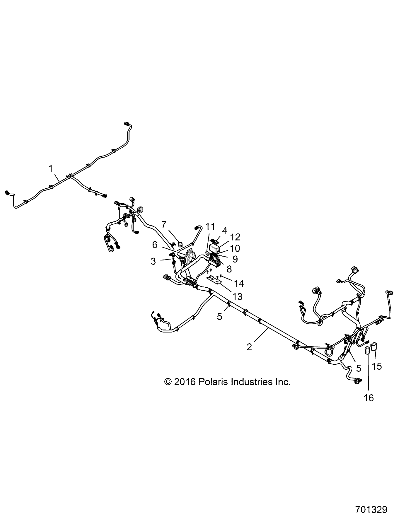 Part Number : 2413735 CHASSIS HARNESS  RGR CREW 900