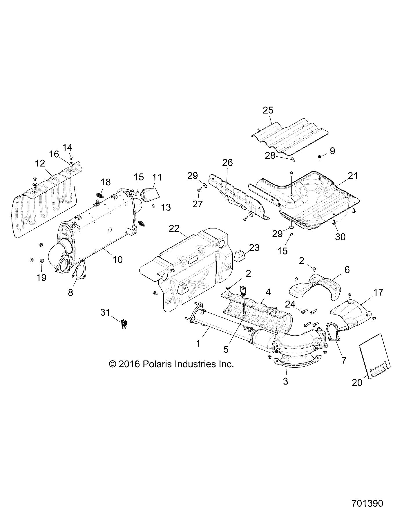 Part Number : 1263164 SILENCER ASSEMBLY