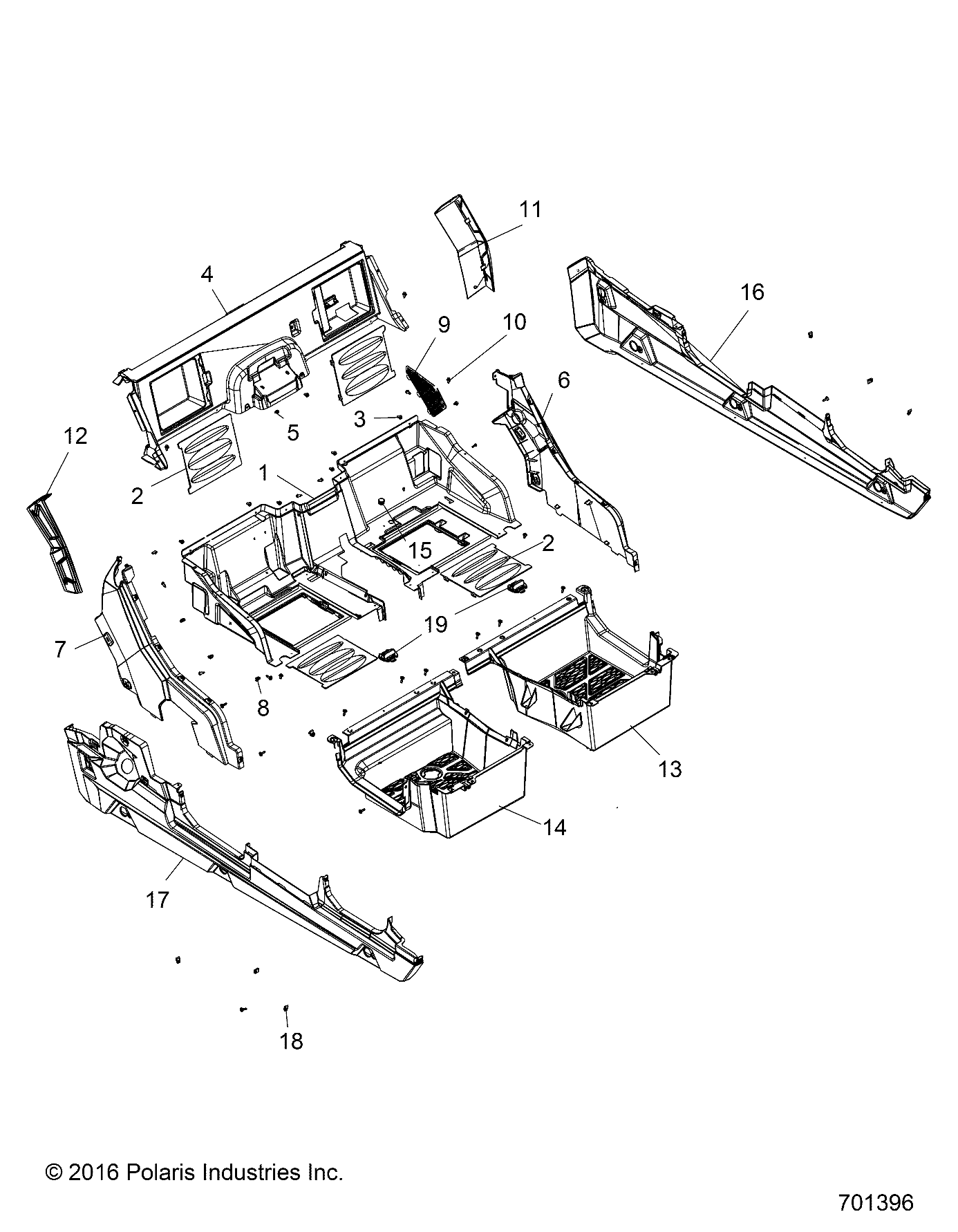 Part Number : 2636245-070 ROCKER ASSEMBLY  RIGHT