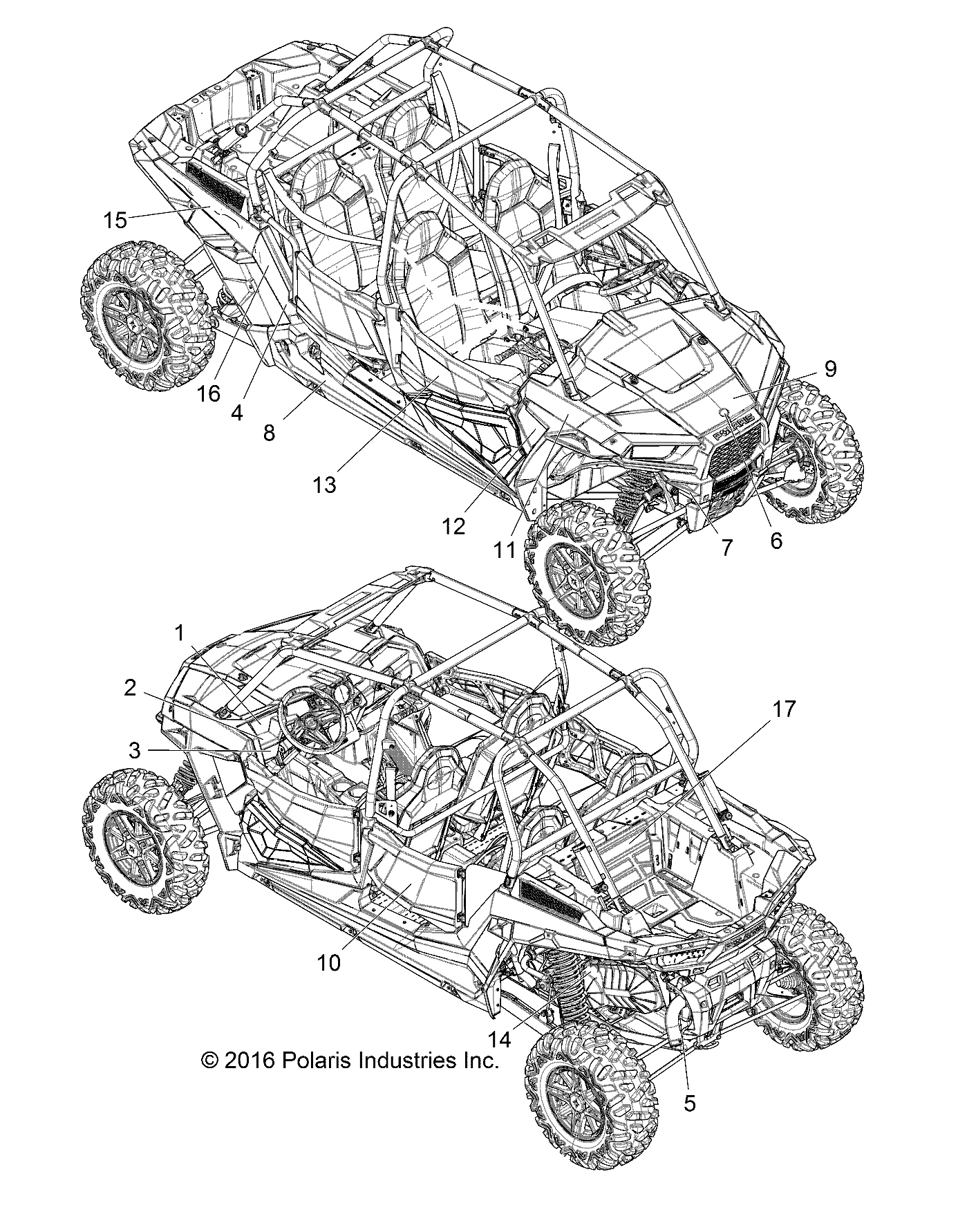 Part Number : 7184721 DECAL-DOOR MID XP RH