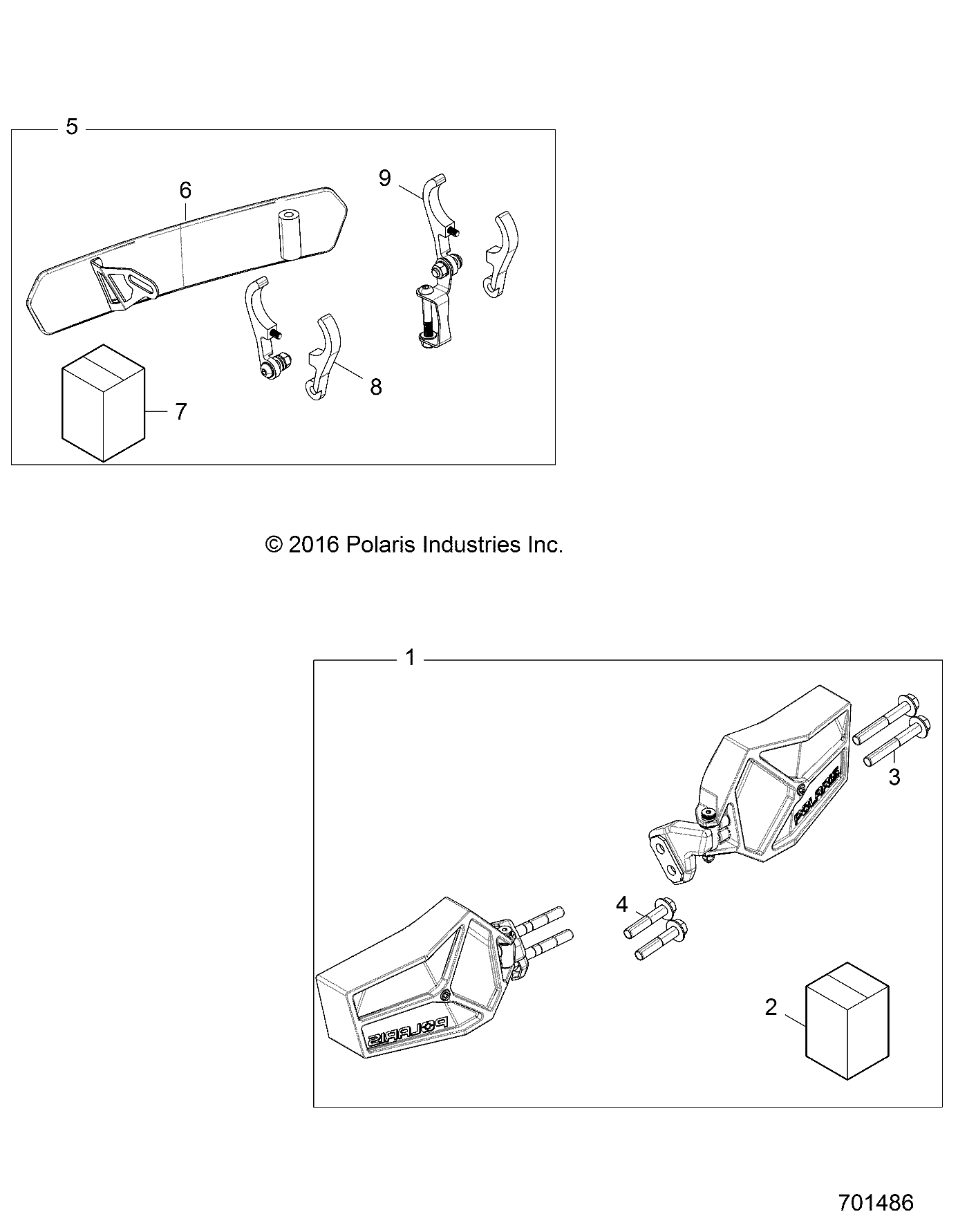 Part Number : 5139047 CLAMP-MIRROR LWR CNTR RZN