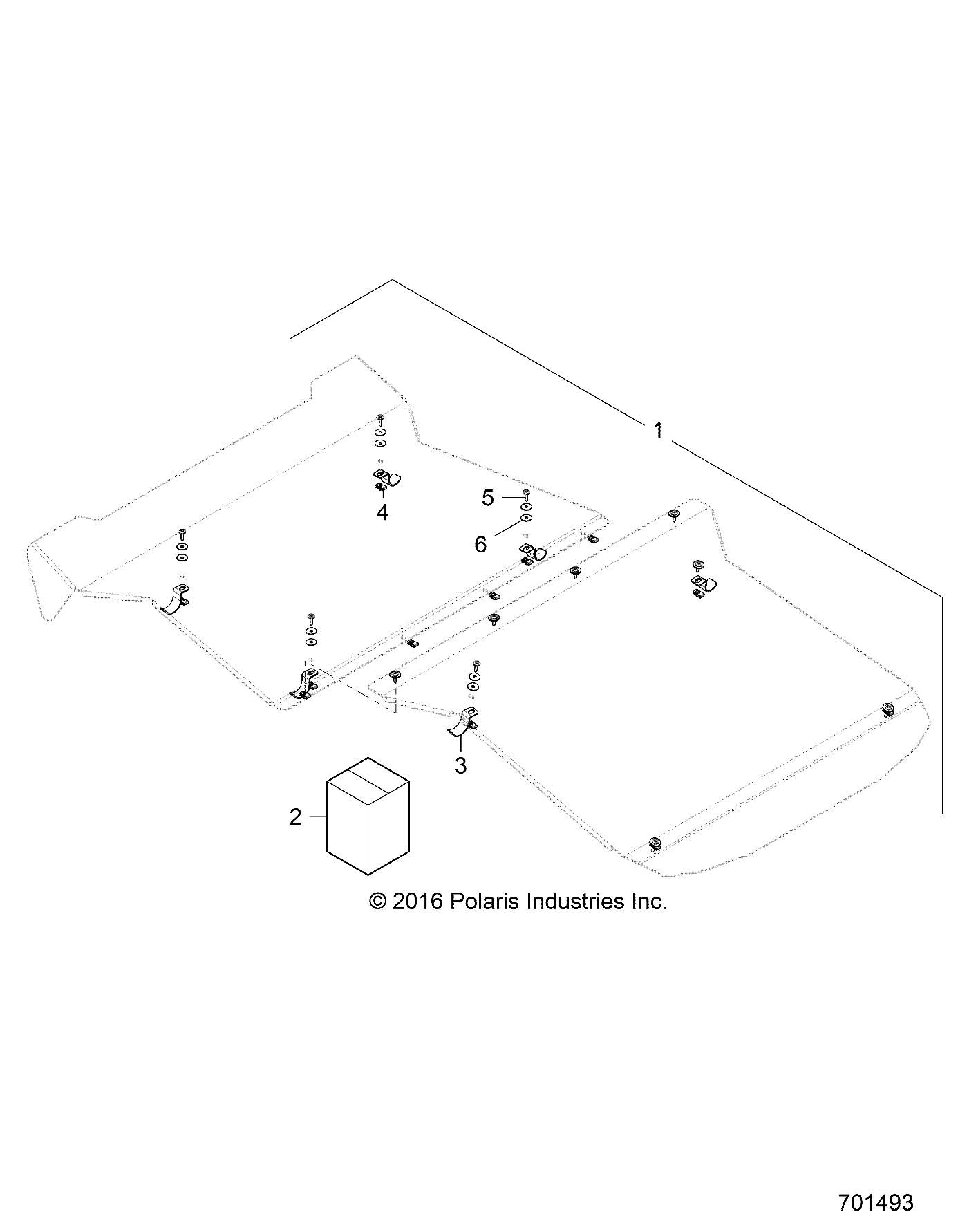 Foto diagrama Polaris que contem a peça 2881592-293