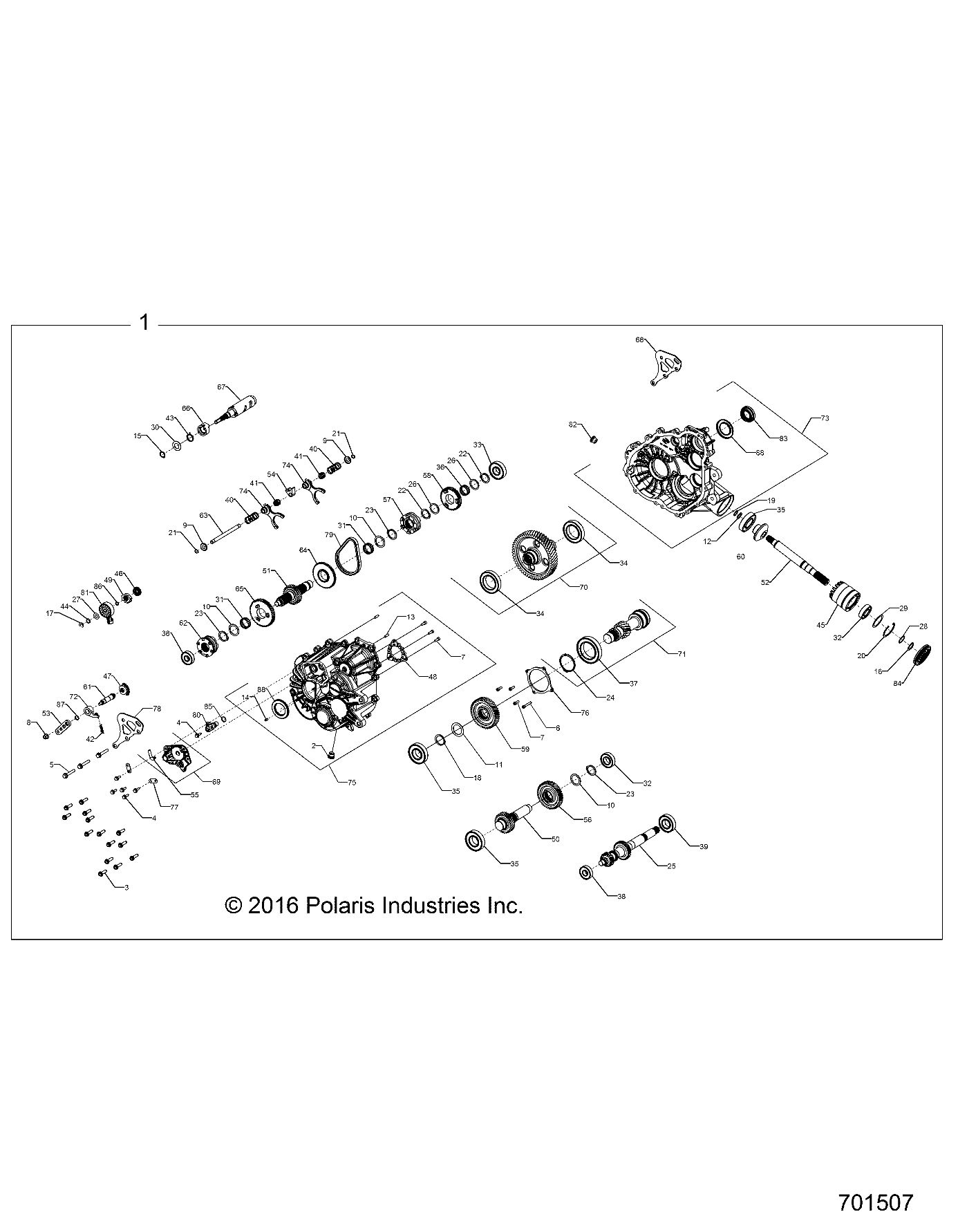 Foto diagrama Polaris que contem a peça 3235514