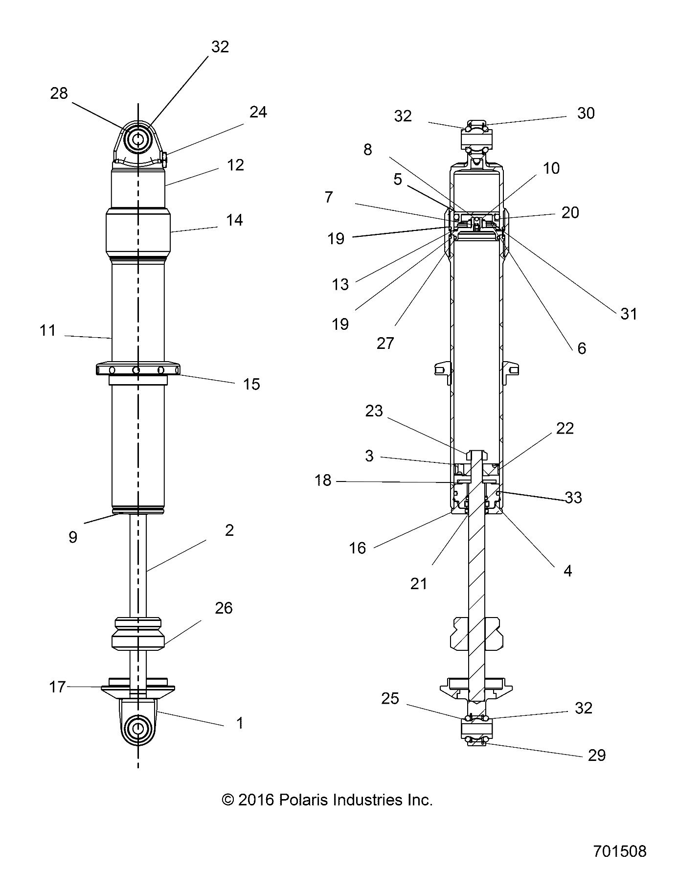 Foto diagrama Polaris que contem a peça 1800187