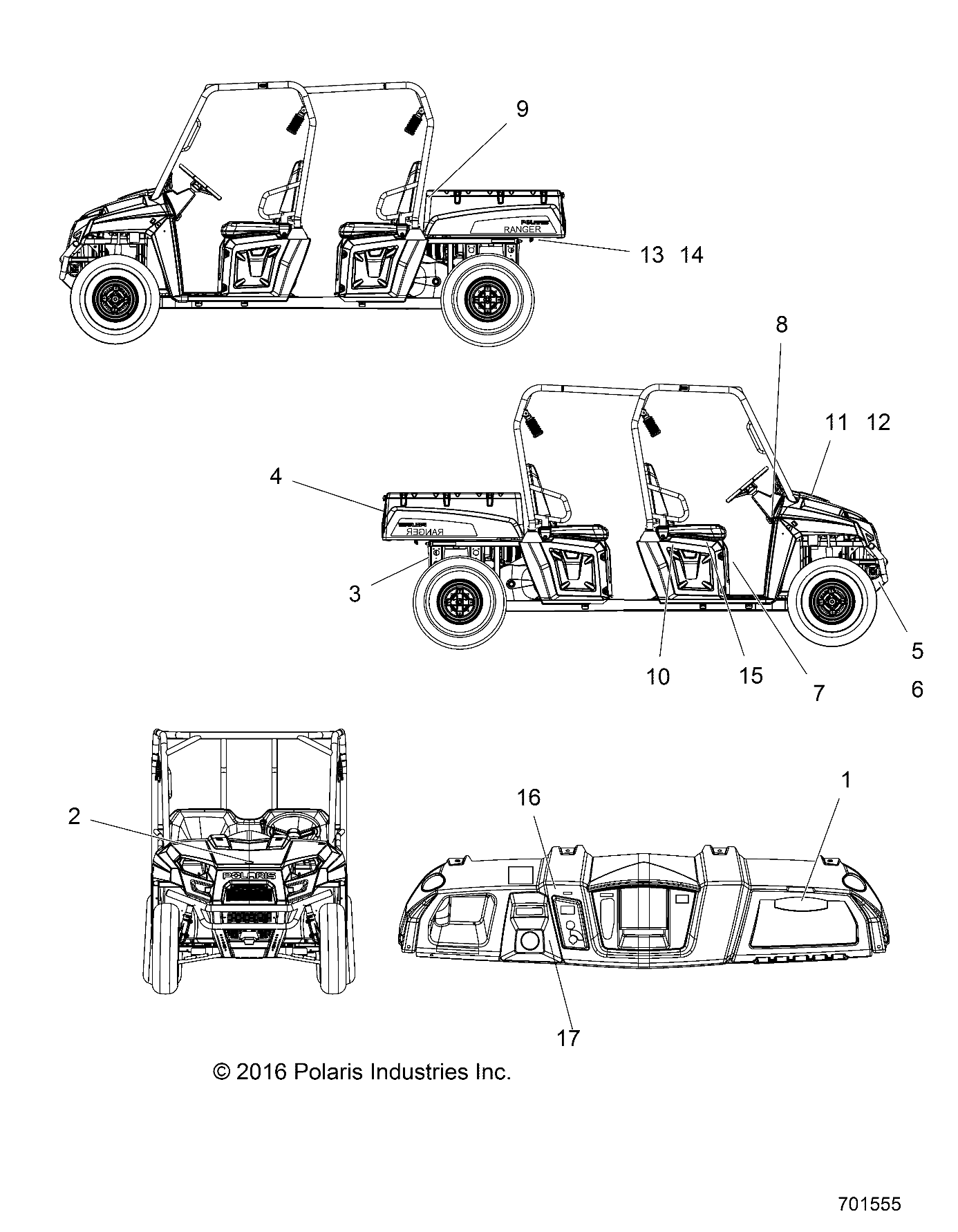 Part Number : 7185982 DECAL-WARN PASS/TIREPR XP EU