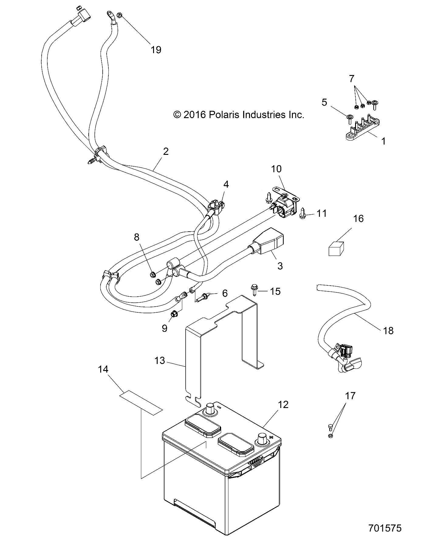 Part Number : 4014549 CABLE-TERMINAL BLOCK BATT TTC