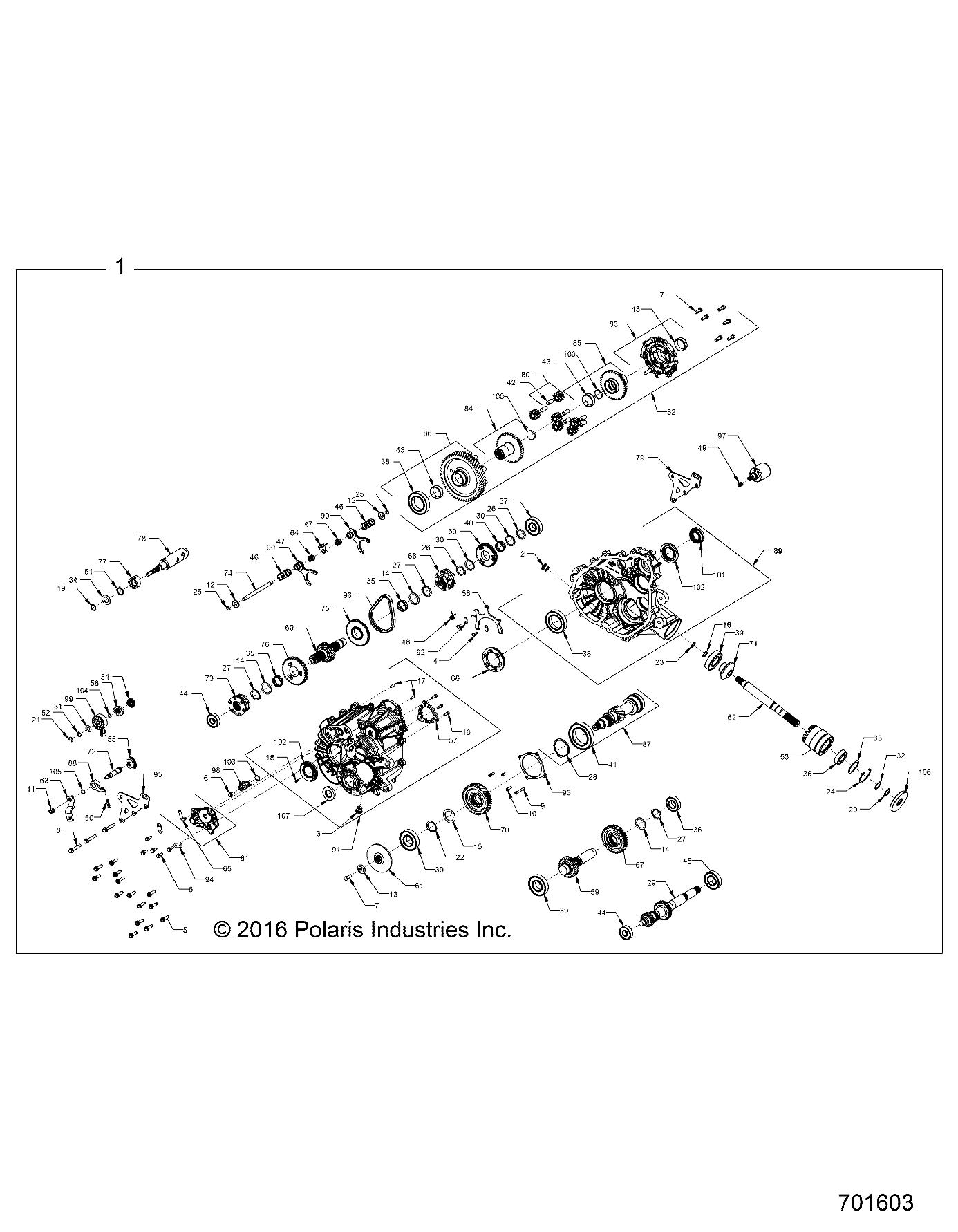 Foto diagrama Polaris que contem a peça 1333778