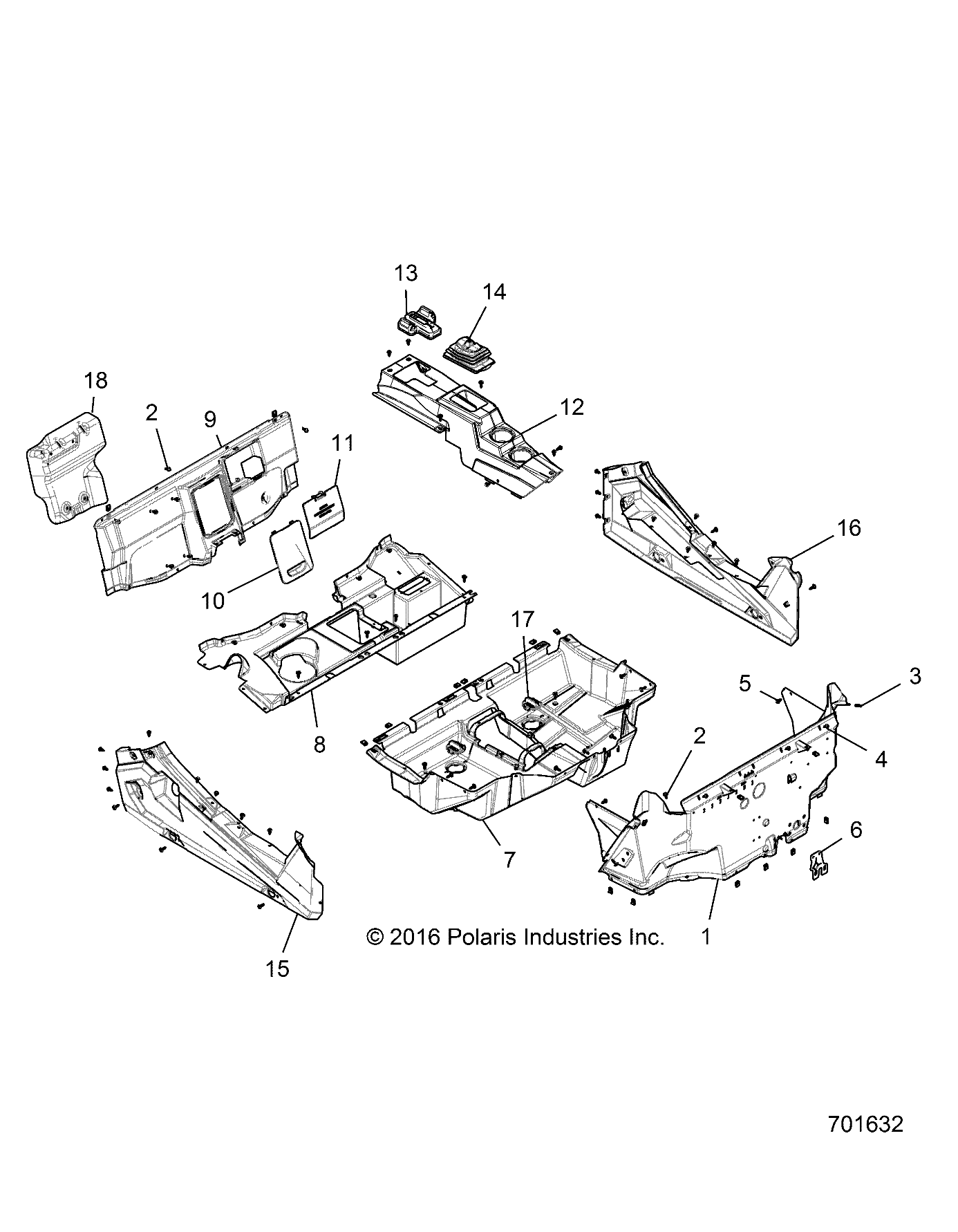 Part Number : 2636650 ASM-REAR CLOSEOFF UPR