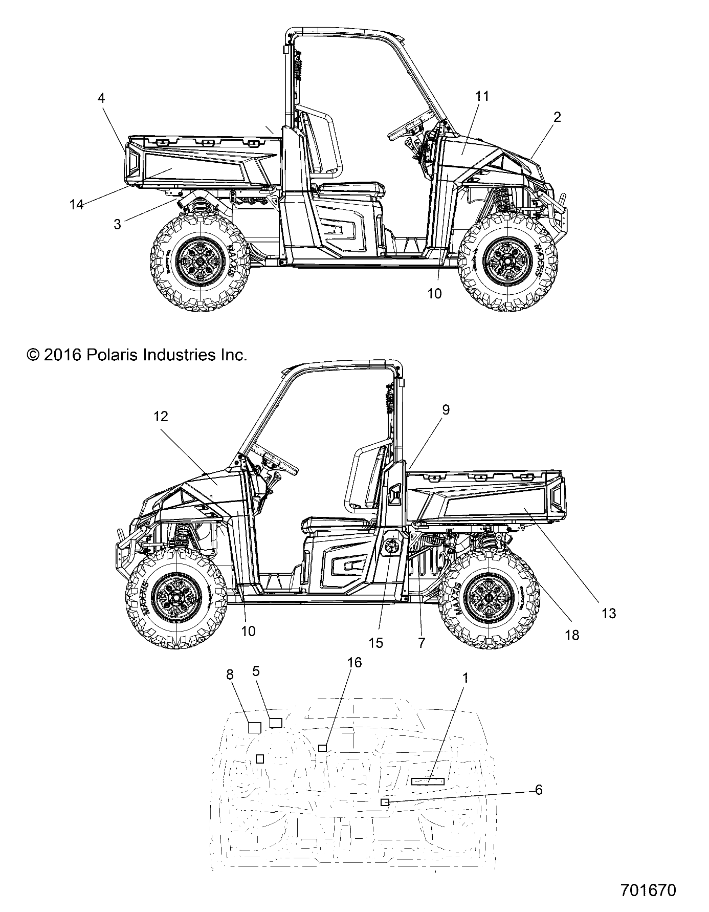 Foto diagrama Polaris que contem a peça 7185982