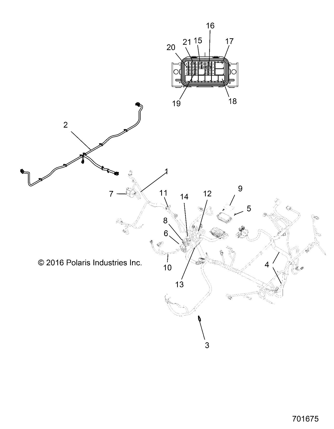 Part Number : 2413592 HARNESS-BOX RANGER DIESEL EU