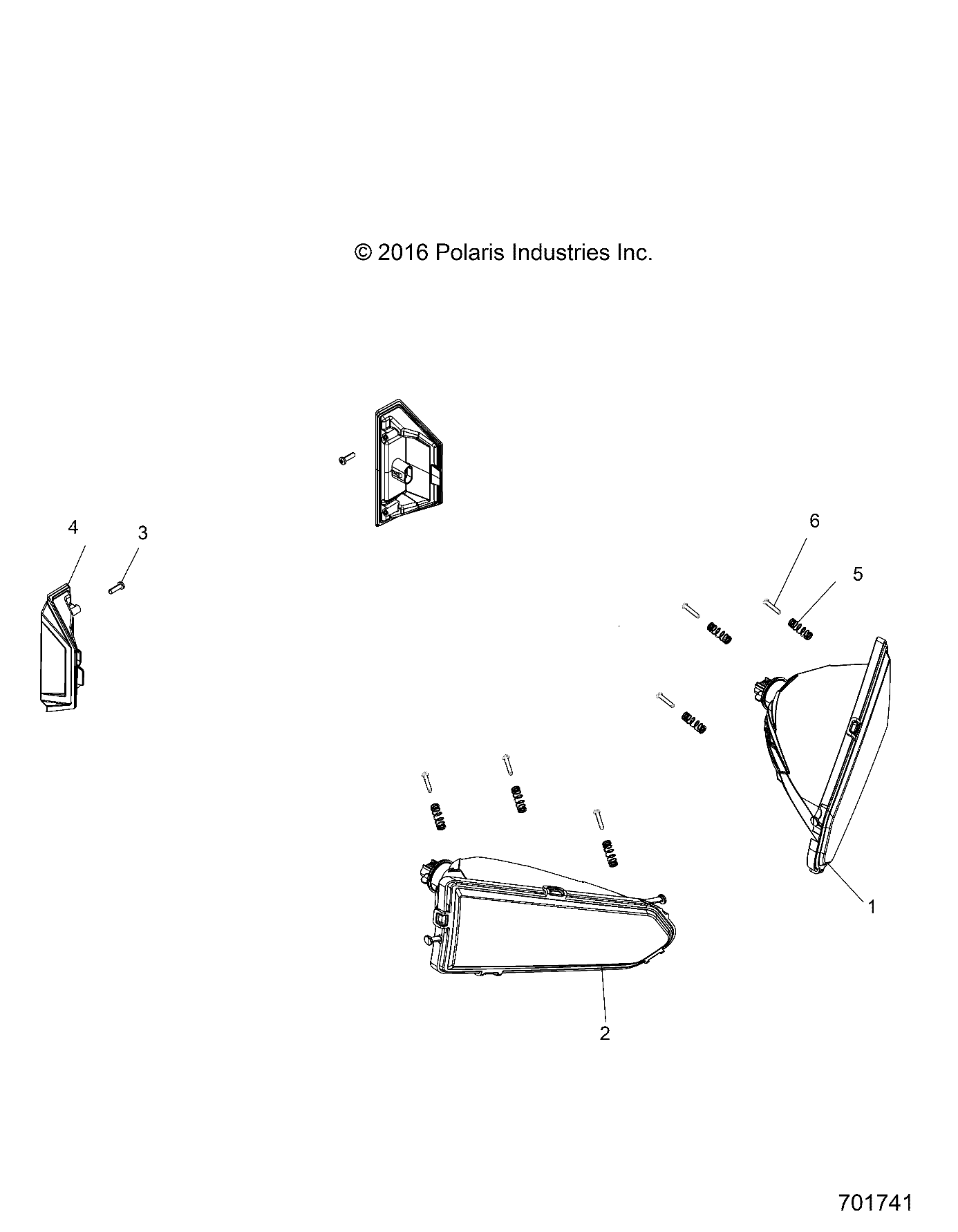 Foto diagrama Polaris que contem a peça 2412830