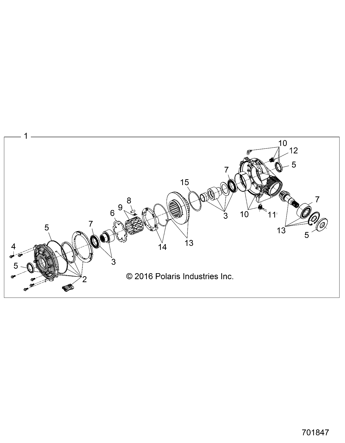 Foto diagrama Polaris que contem a peça 3236046