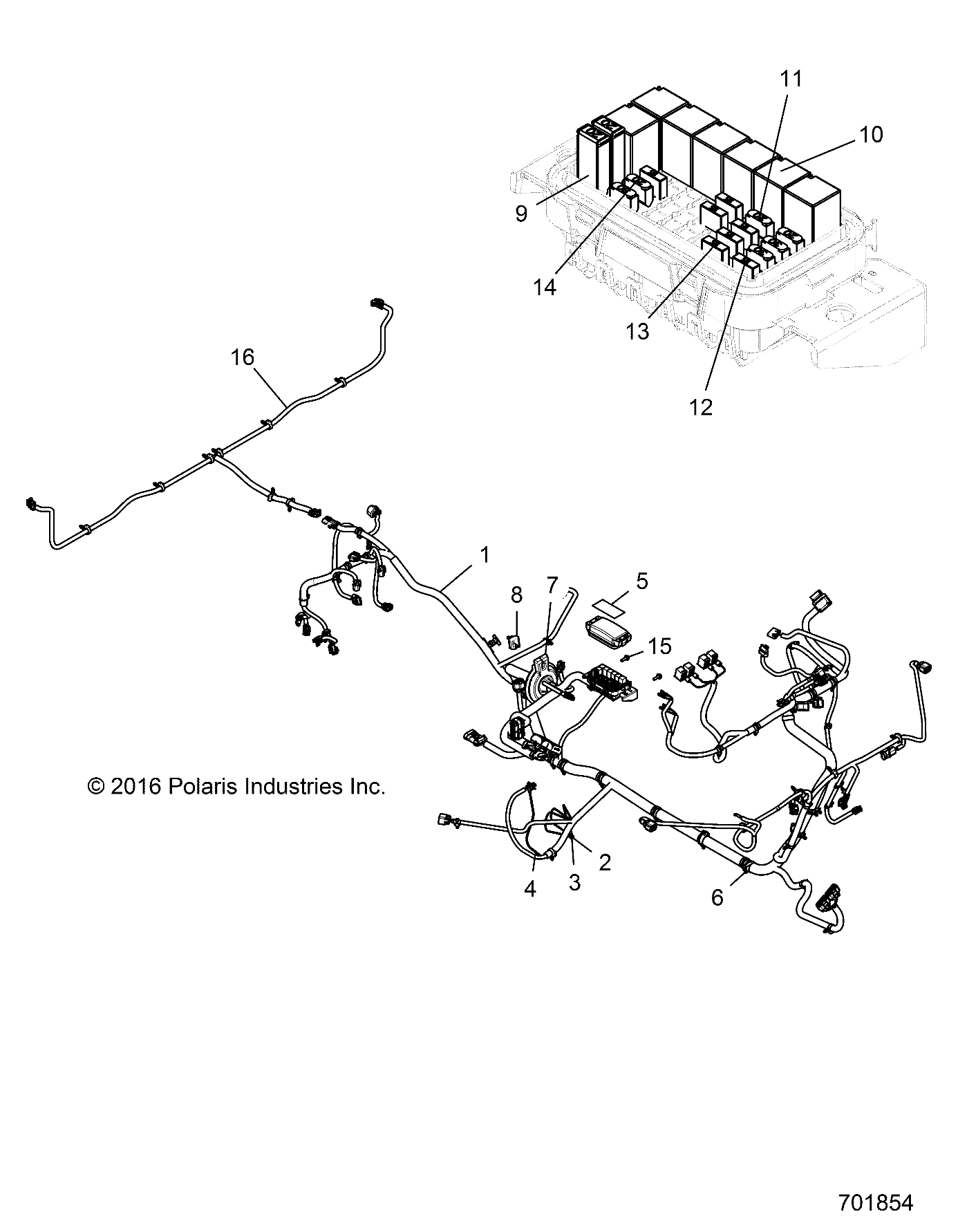 Part Number : 7184772 DECAL-RELAY/FUSE BLOCK HVAC