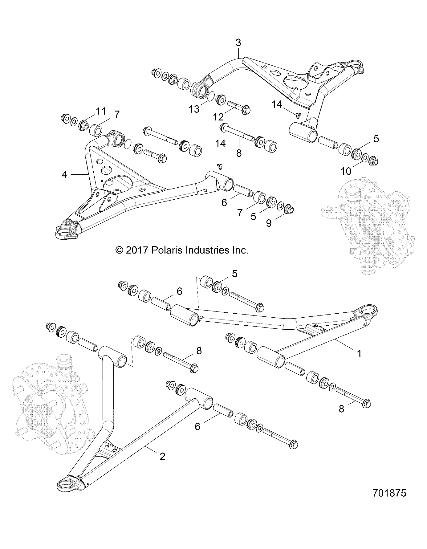 Part Number : 1023224-133 CONTROL ARM WELD UPR FRT RIGHT