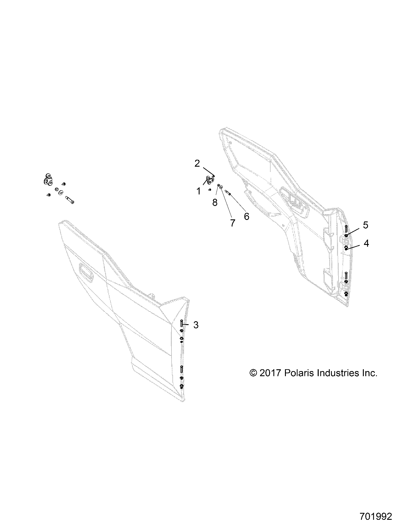 Foto diagrama Polaris que contem a peça 7557117