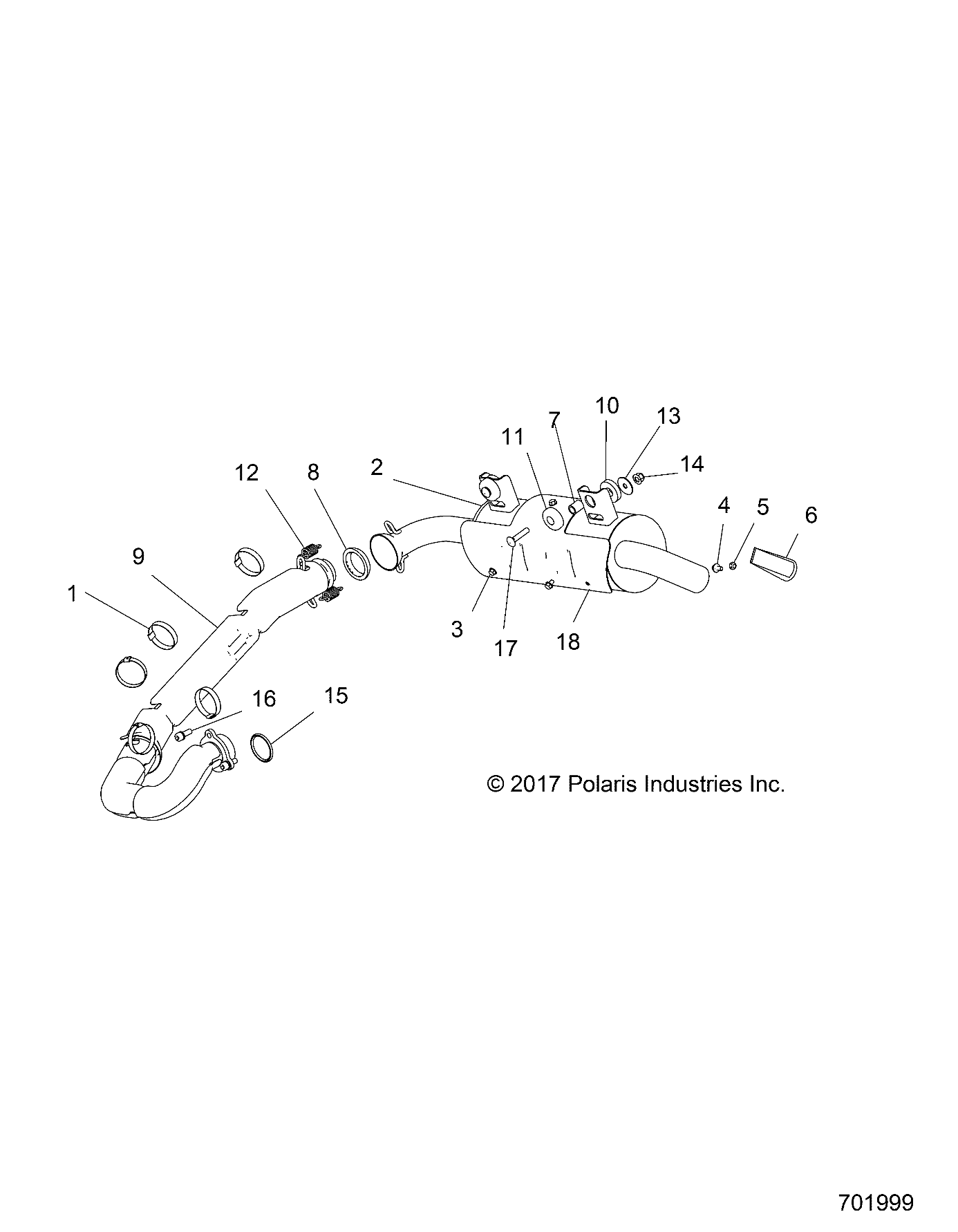 Foto diagrama Polaris que contem a peça 5258754