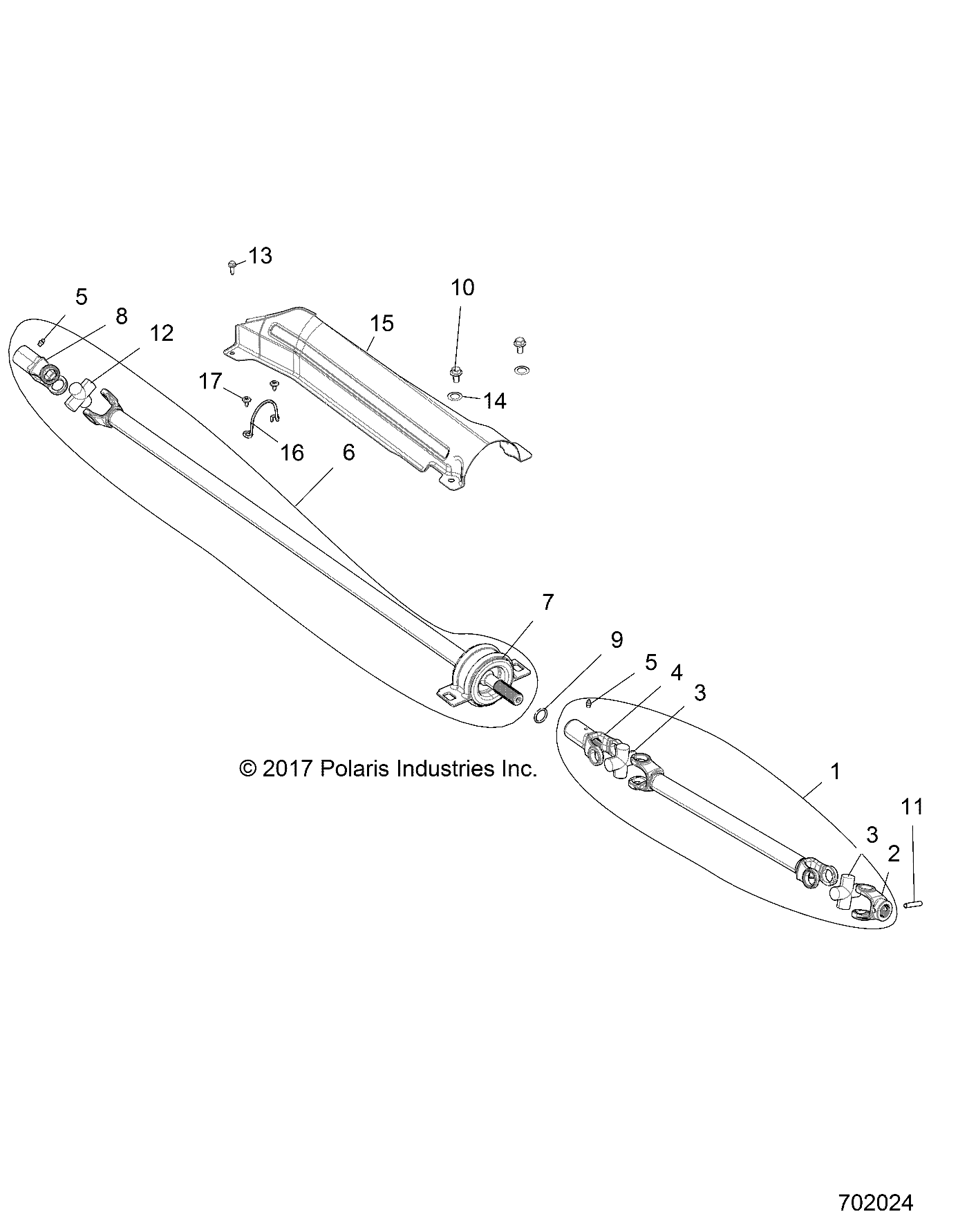 Part Number : 5340149 HOOP-PROPSHAFT