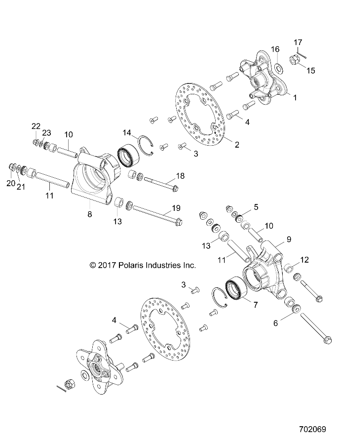 Part Number : 5141366-458 HUB  MATTE BLACK