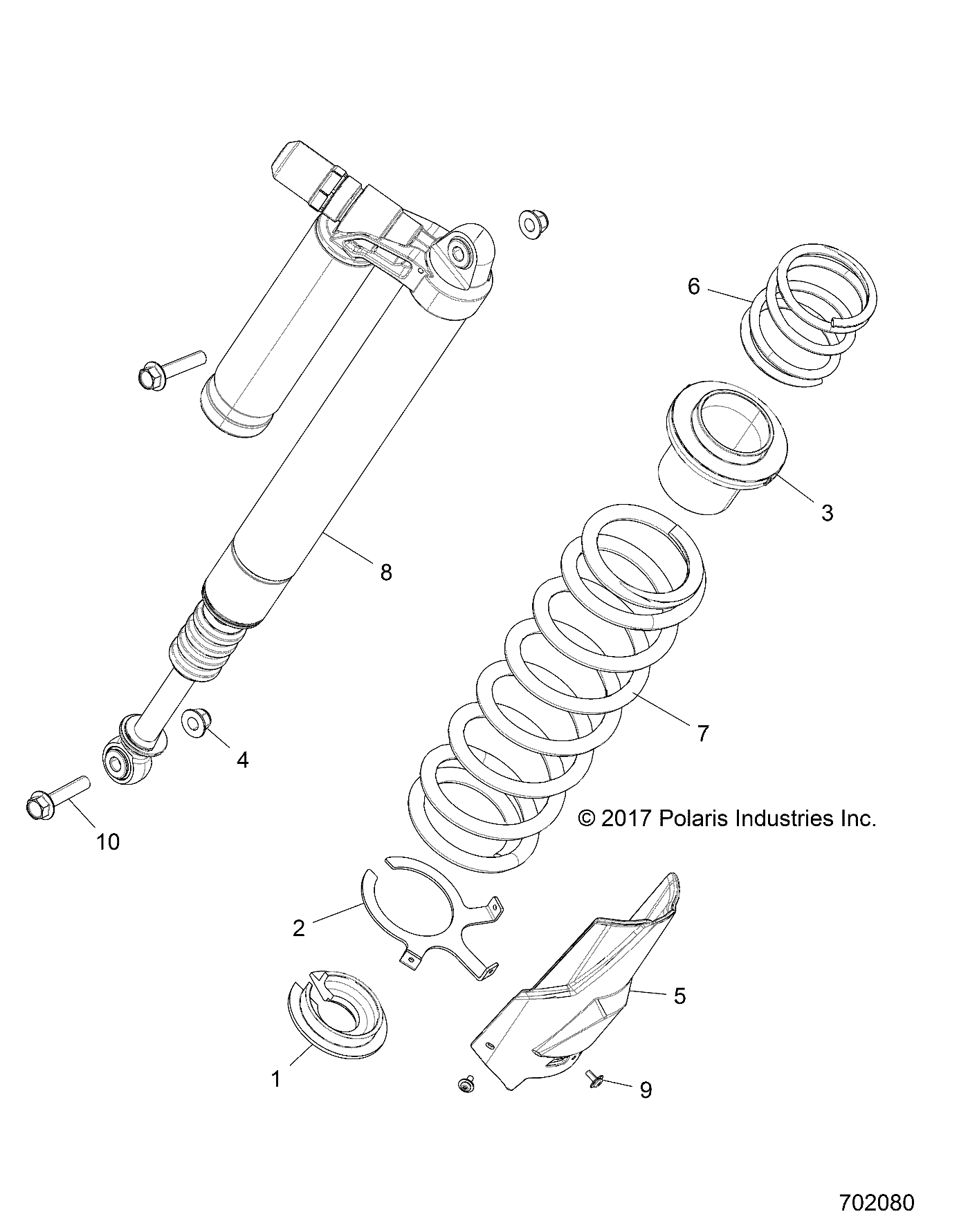 Foto diagrama Polaris que contem a peça 7044491-293