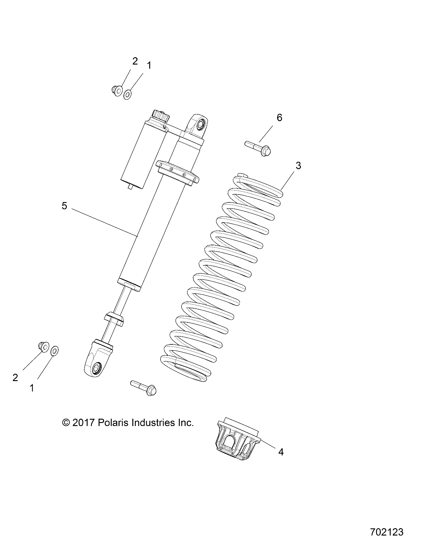 Foto diagrama Polaris que contem a peça 7044640-293