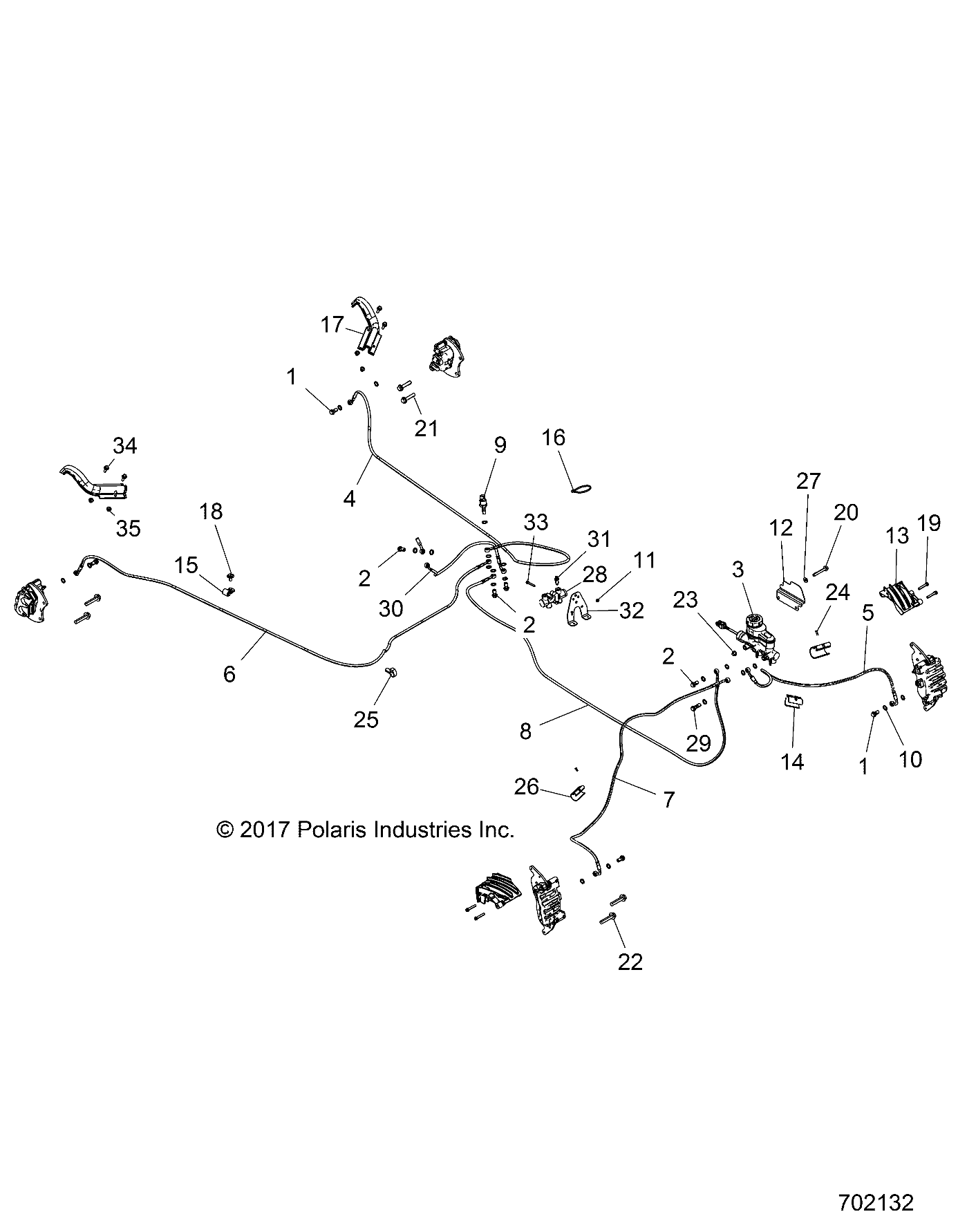 Foto diagrama Polaris que contem a peça 1912834