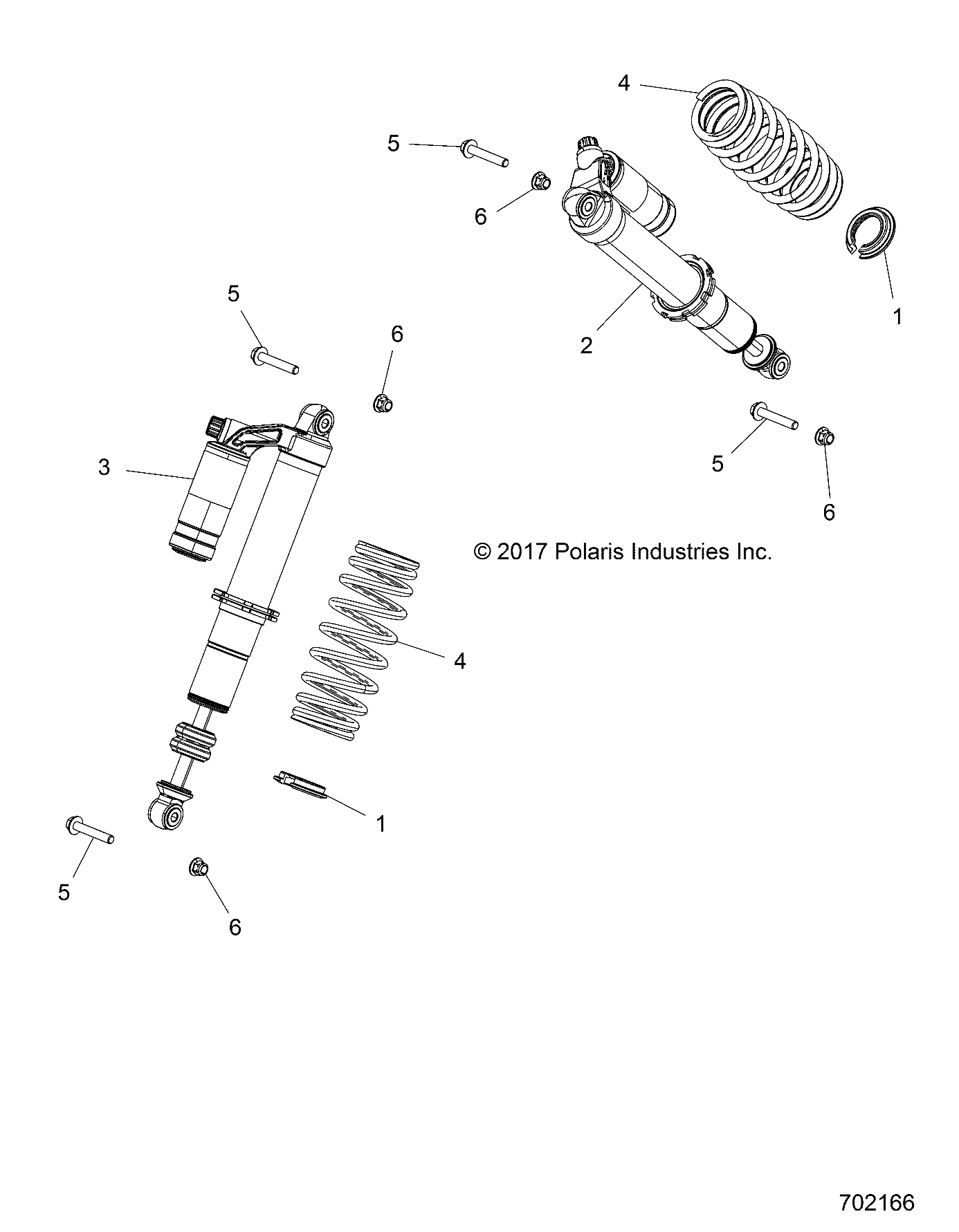 Foto diagrama Polaris que contem a peça 7044209-133