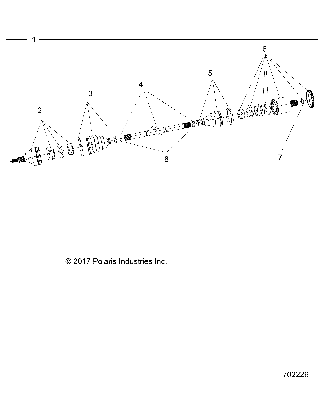 Foto diagrama Polaris que contem a peça 1333881