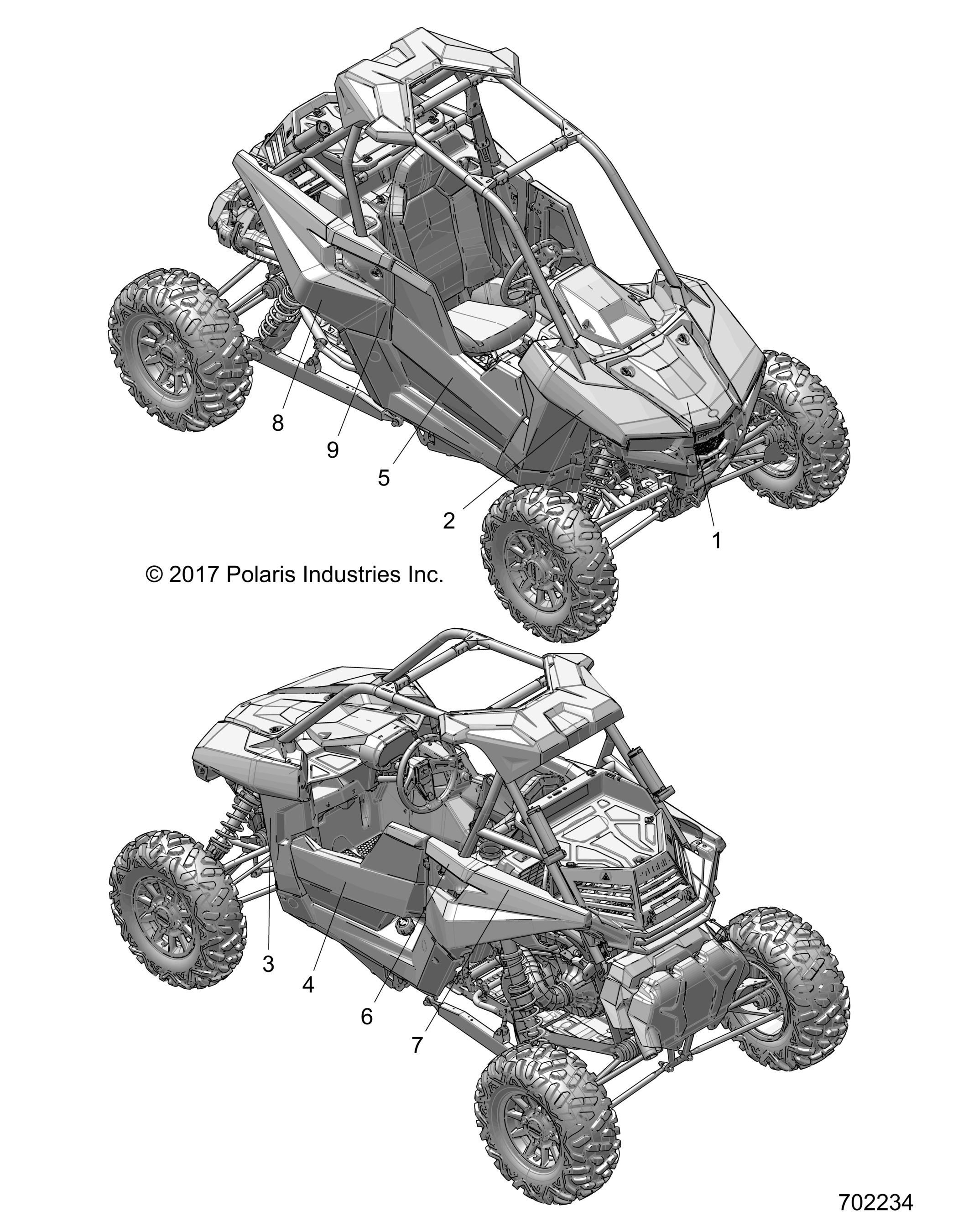 Part Number : 7187486 DECAL-CLOSEOFF RZR RH