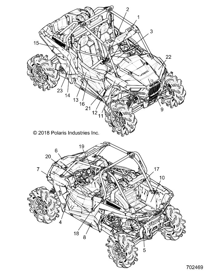 Part Number : 7191634 DECAL-DOOR UPR MID LH