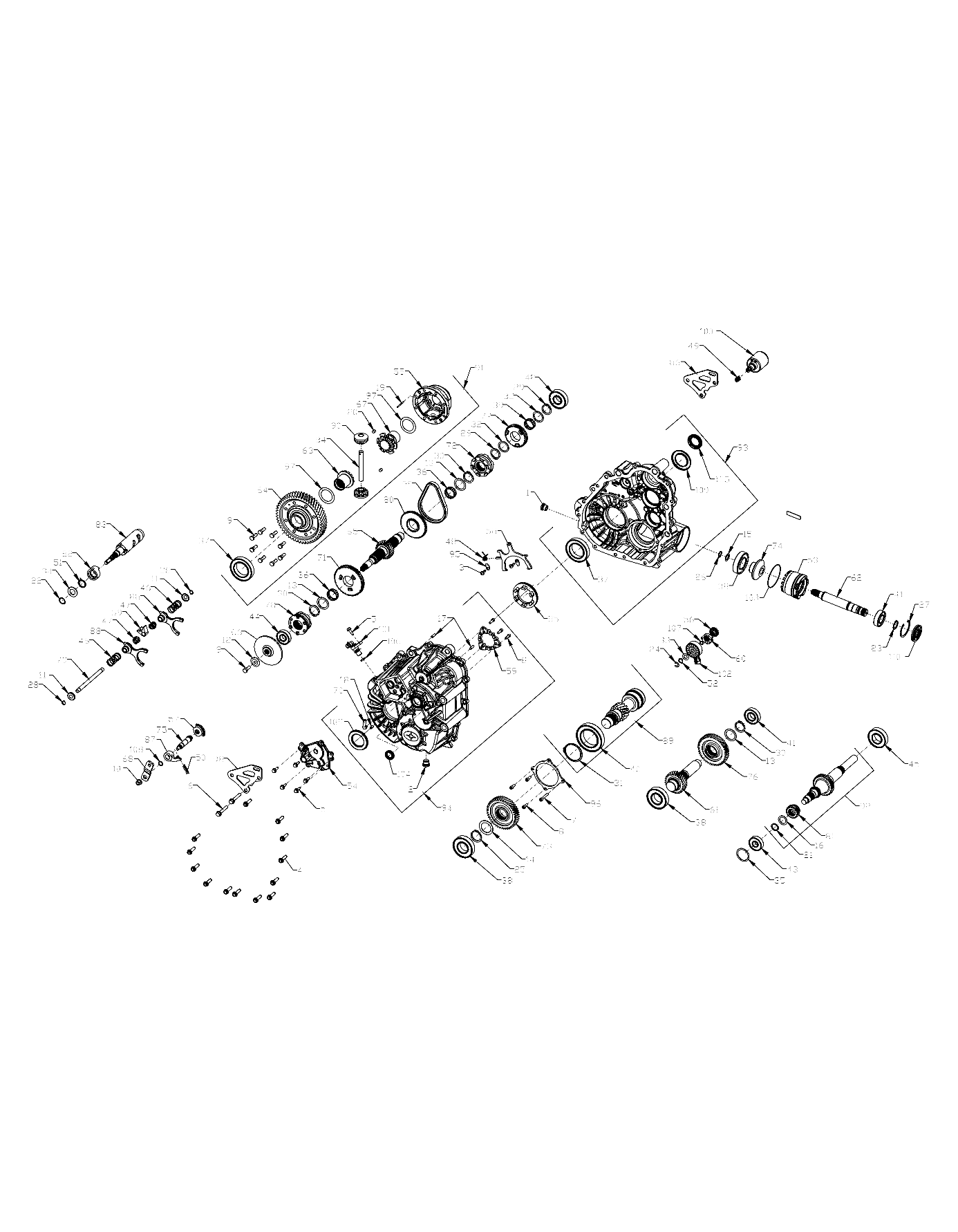 Foto diagrama Polaris que contem a peça 1334103