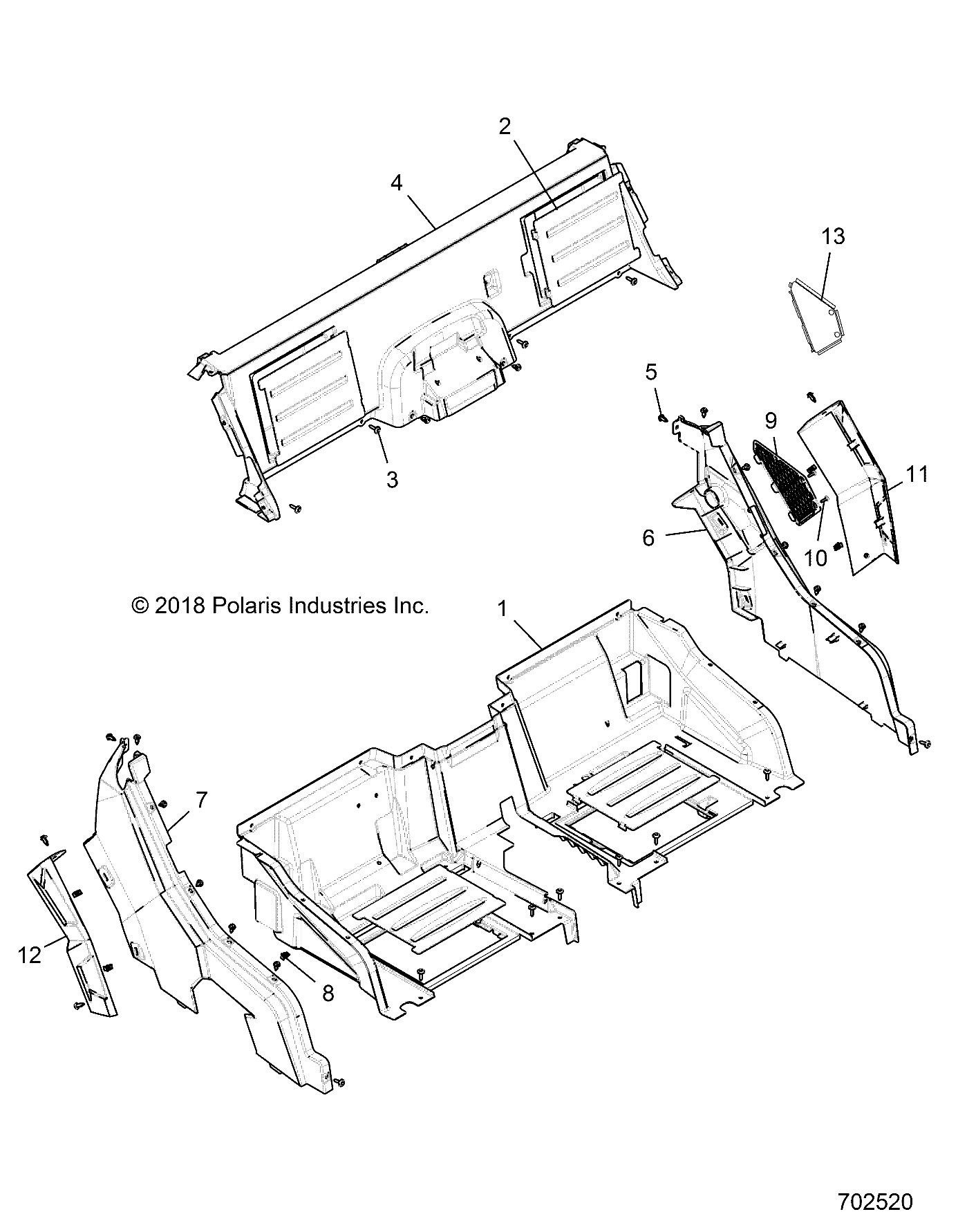 Part Number : 2636183-599 ASM-FNDR RR CLIP TPO WHT LTNG