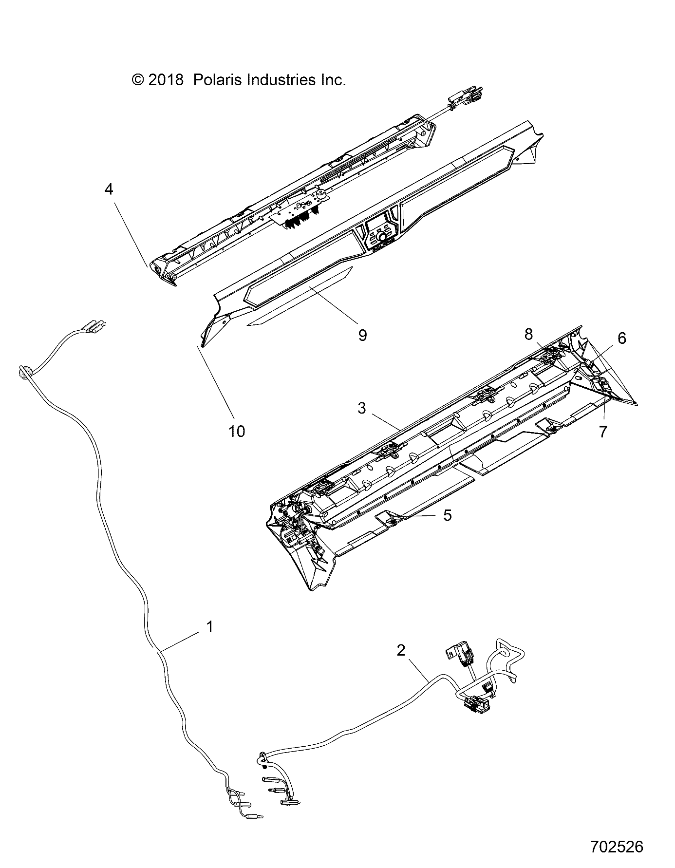 Part Number : 2414632 RADIO DASH HARNESS  XOVR