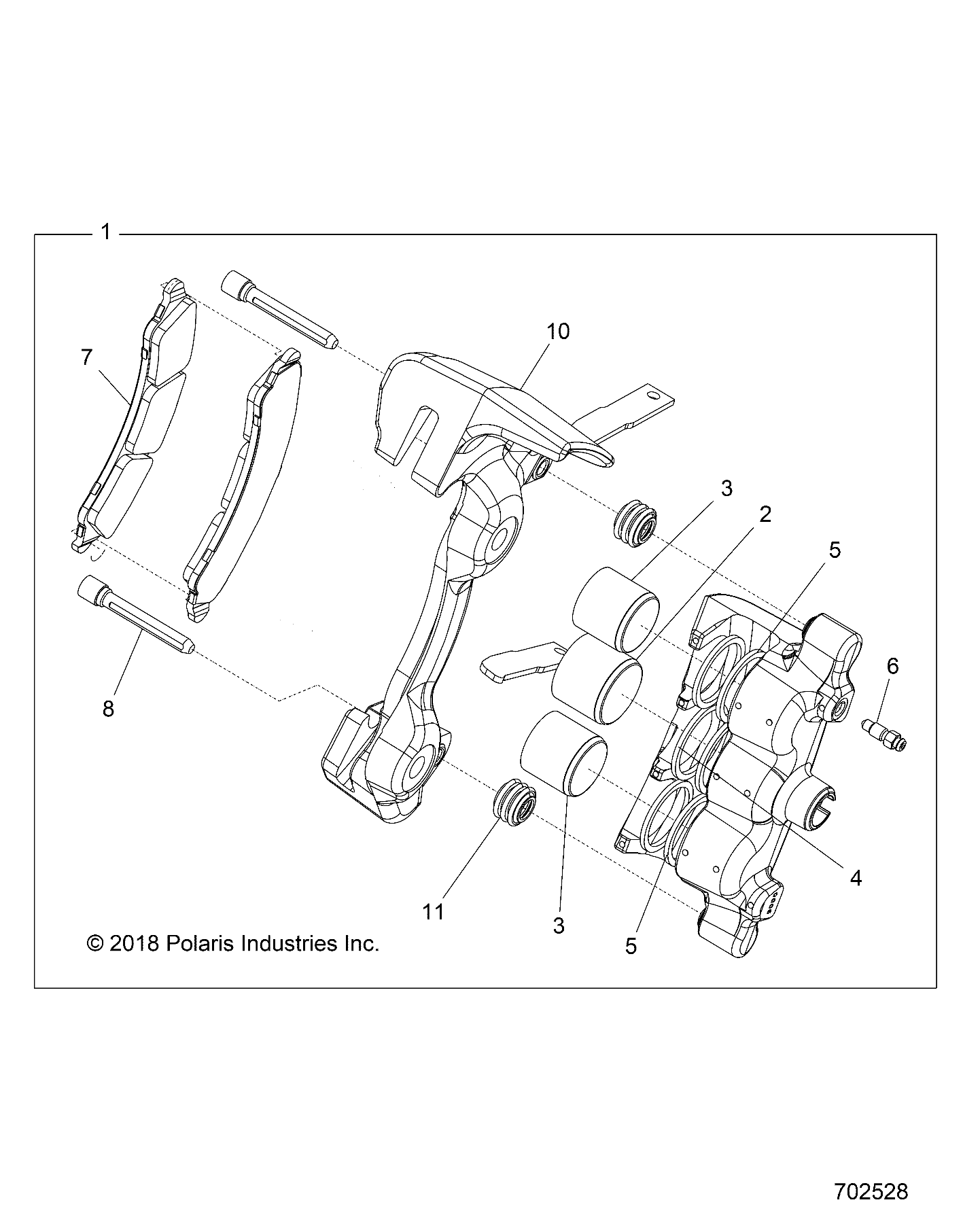 Part Number : 2207667 BRAKE PAD KIT